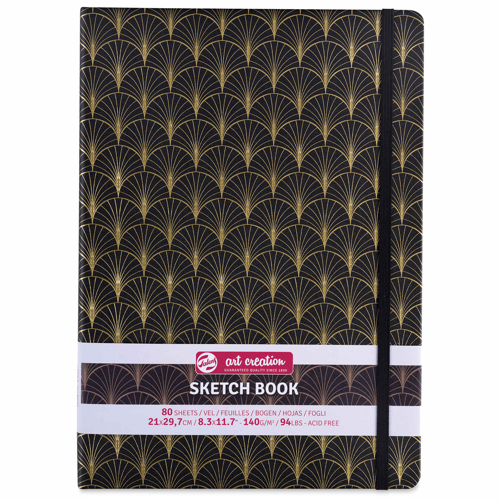Royal Talens Art Creations Sketchbook - 8.3" x 11.7", Art Deco, front