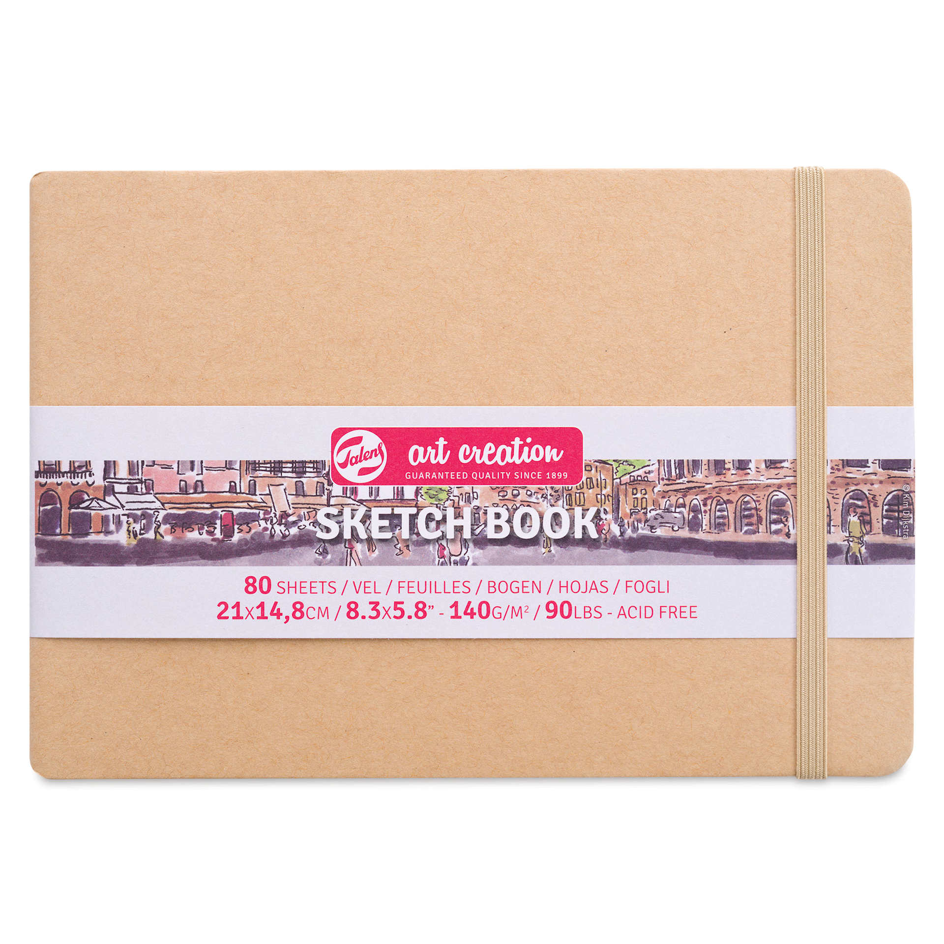 Royal Talens Art Creations Sketchbook - 5.8" x 8.3", Kraft, front