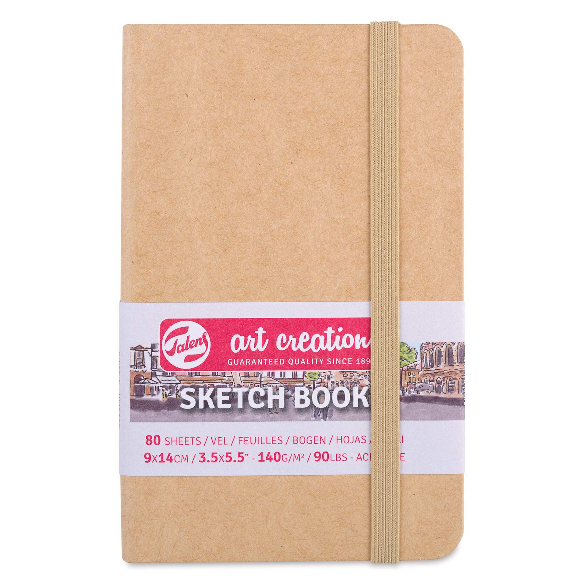 Royal Talens Art Creations Sketchbook - 3.5" x 5.5", Kraft, front
