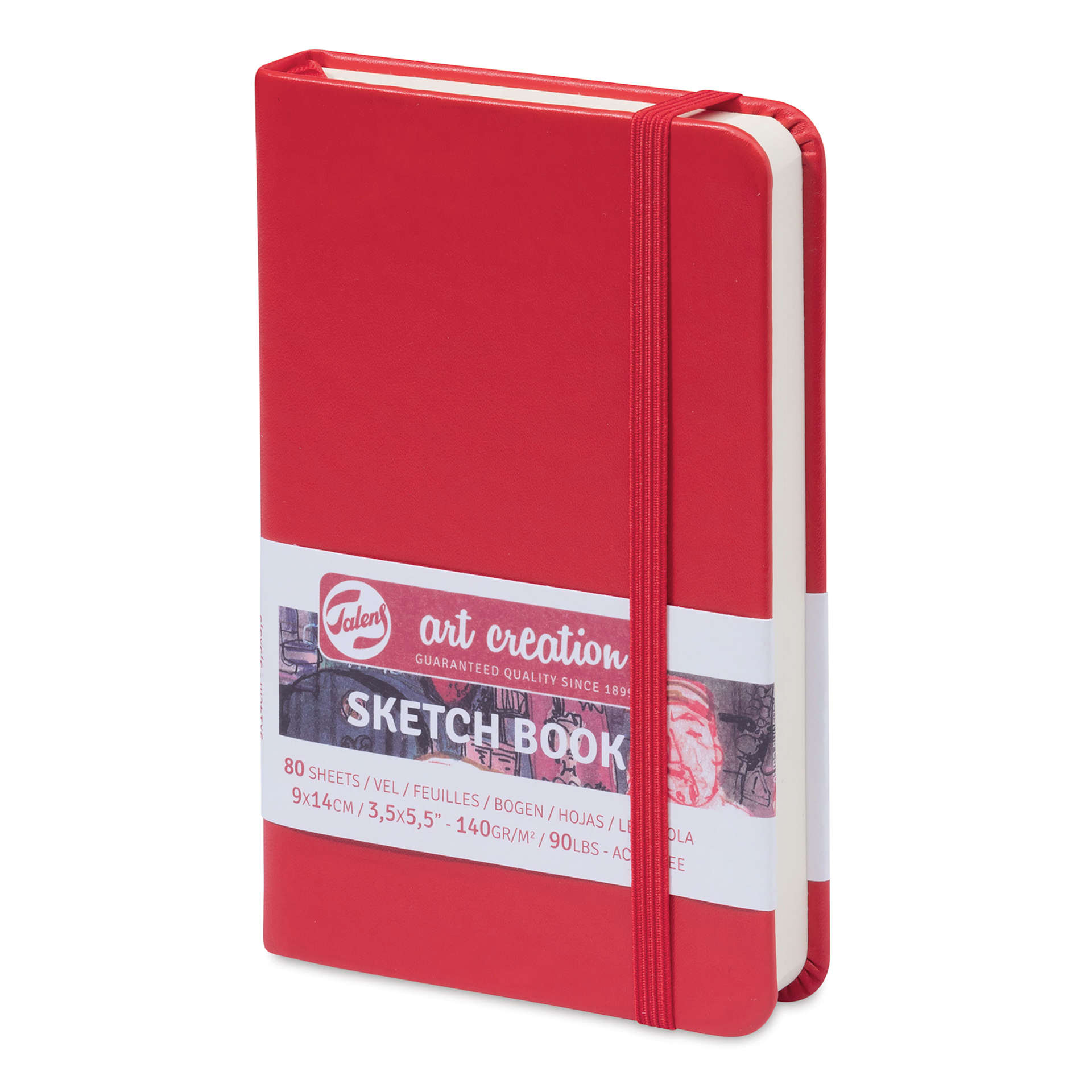 Royal Talens Art Creations Sketchbook - 3.5" x 5.5", Red
