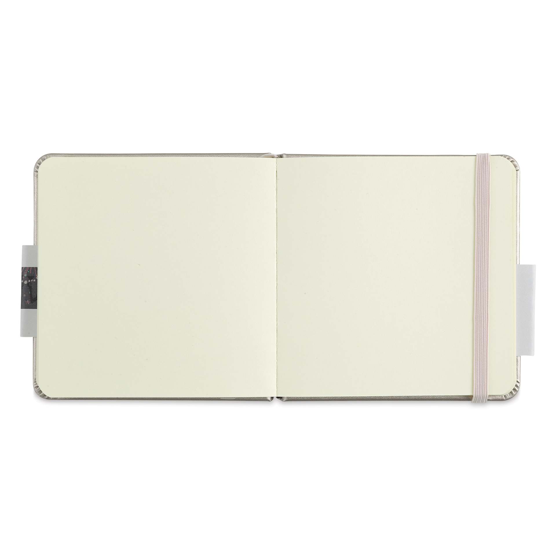 Talens Art Creations Sketchbook - Metallic Pink Champagne, 4.7" x 4.7" (open to show paper)