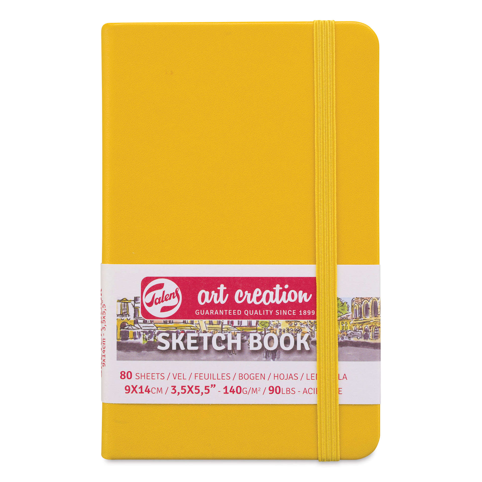 Royal Talens Art Creations Sketchbook - 3.5" x 5.5", Golden Yellow, front