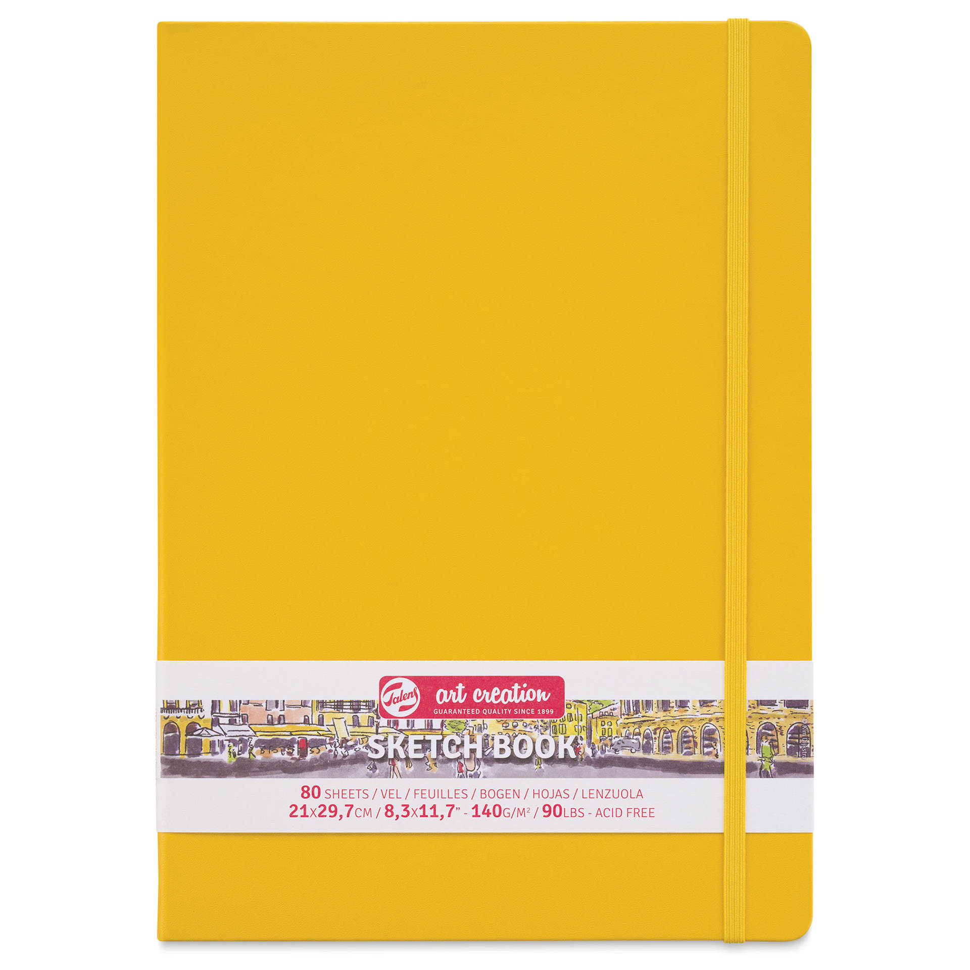 Talens Art Creations Sketchbook - Golden Yellow, 11.7" x 8.3", front cover