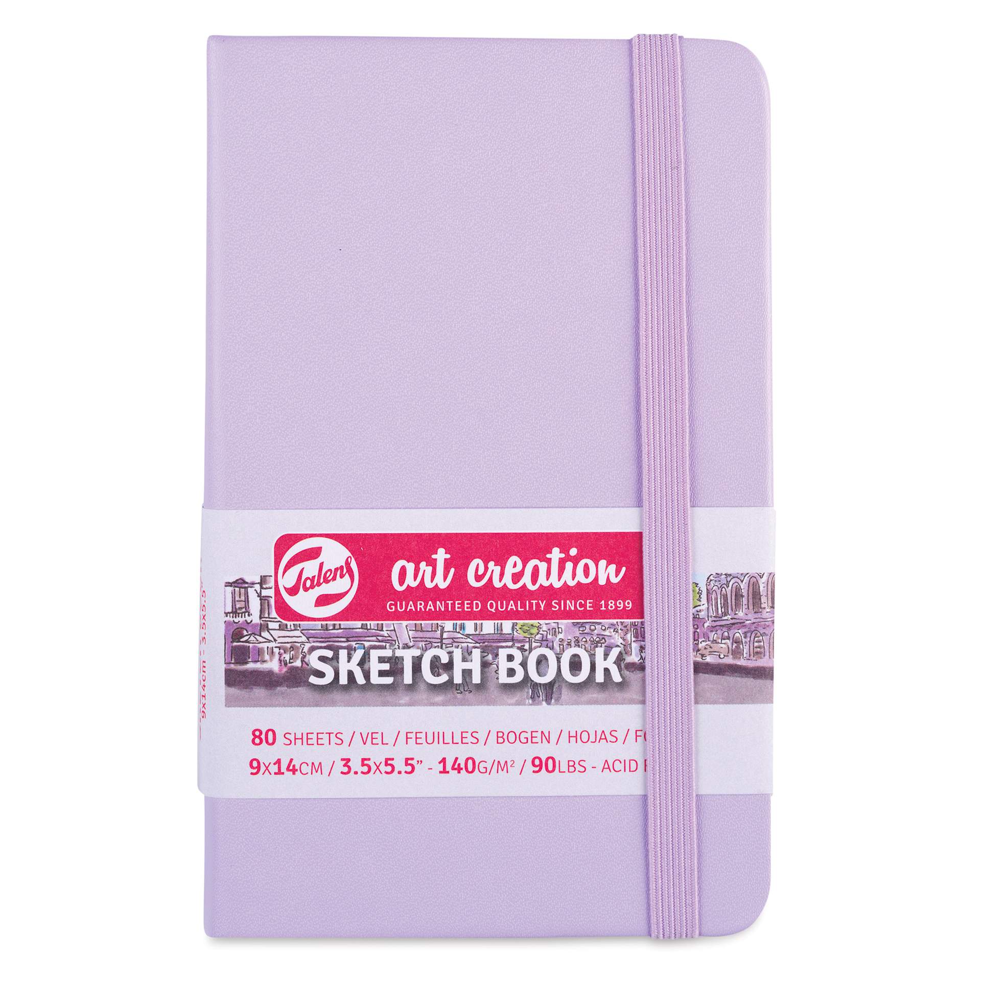 Royal Talens Art Creations Sketchbook - 3.5" x 5.5", Pastel Violet, front