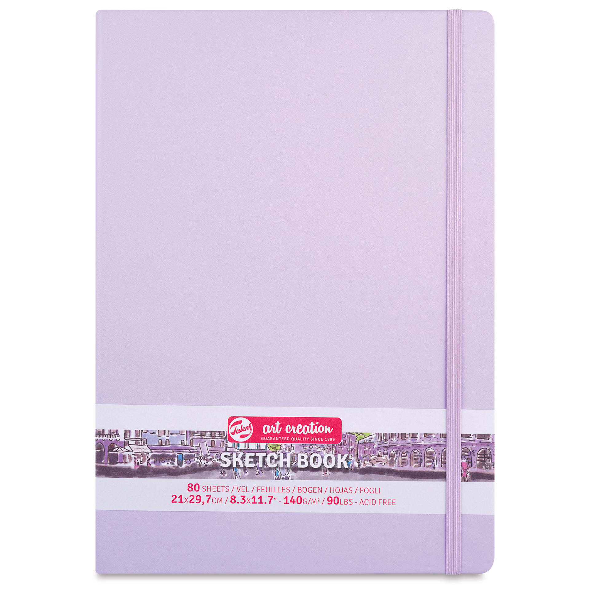 Talens Art Creations Sketchbook - Pastel Violet, 11.7" x 8.3", front cover