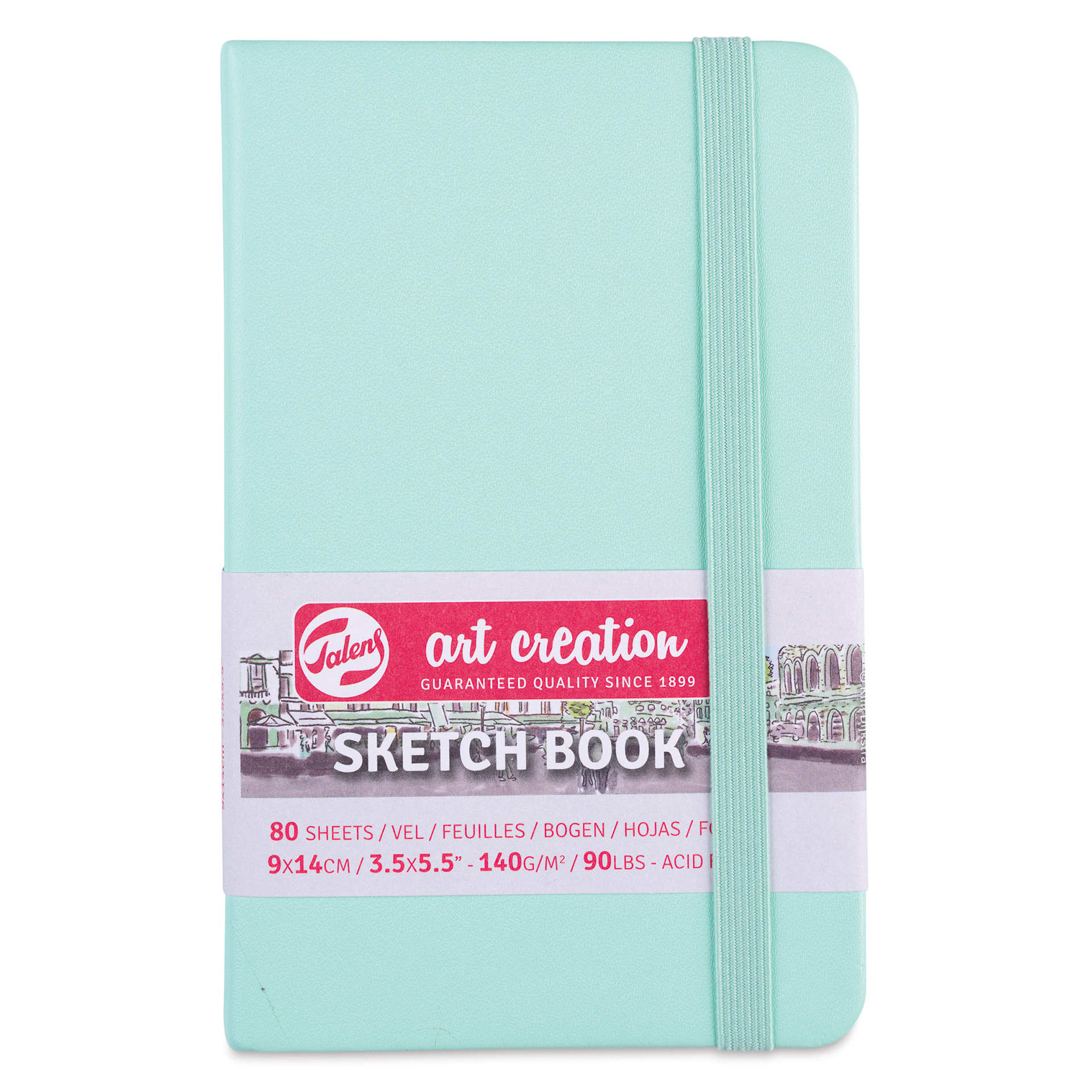 Royal Talens Art Creations Sketchbook - 3.5" x 5.5", Fresh Mint, front