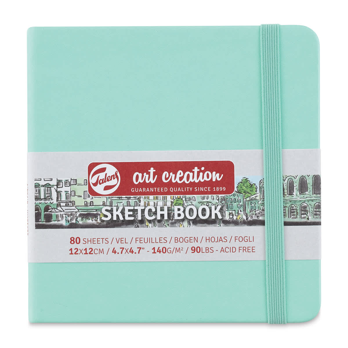 Talens Art Creations Sketchbook - Fresh Mint, 4.7" x 4.7"