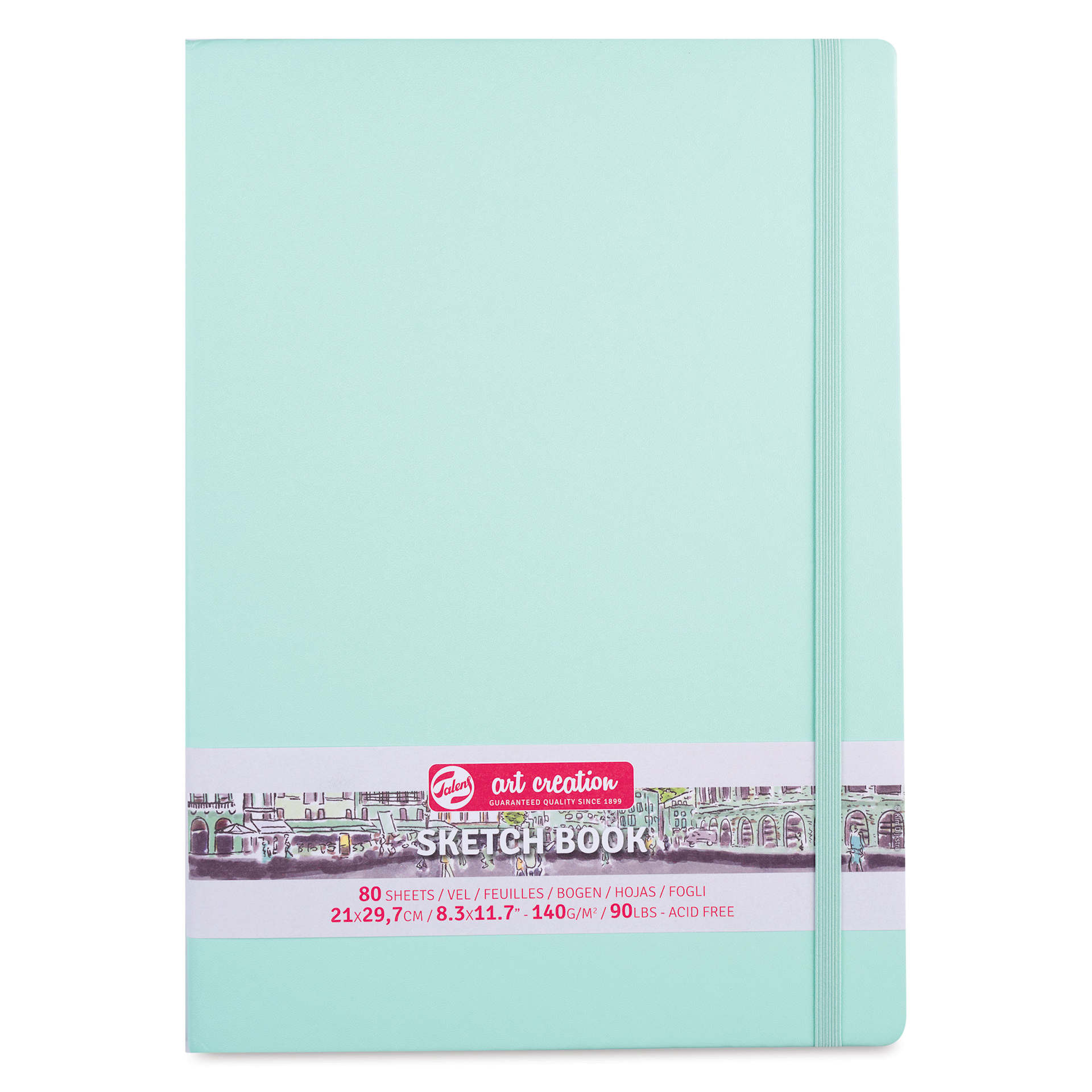 Talens Art Creations Sketchbook - Fresh Mint, 11.7" x 8.3", front cover