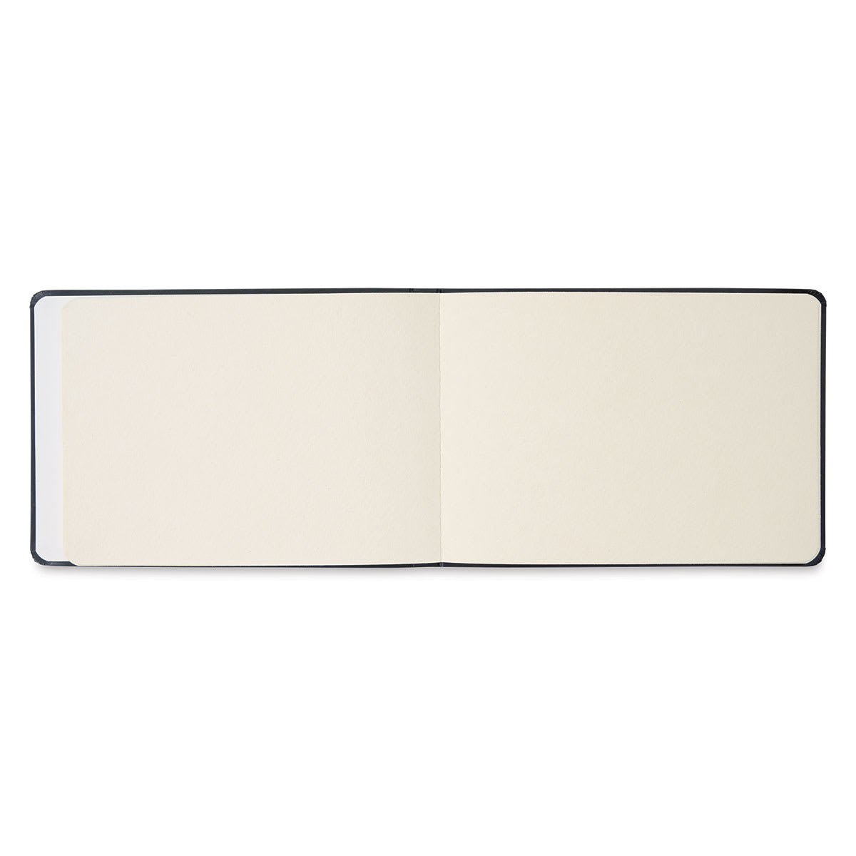 Viviva Hardbound Sketchbook - Natural White, 5-3/4" x 8-1/4", 140 lb (open to show paper)