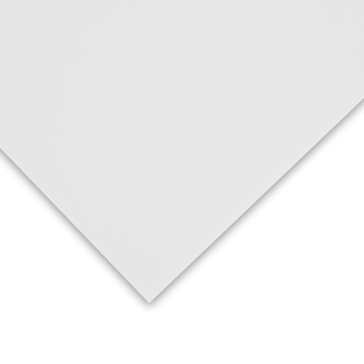 Fabriano Unica Printmaking Paper - Closeup of corner of White sheet shown for color and texture