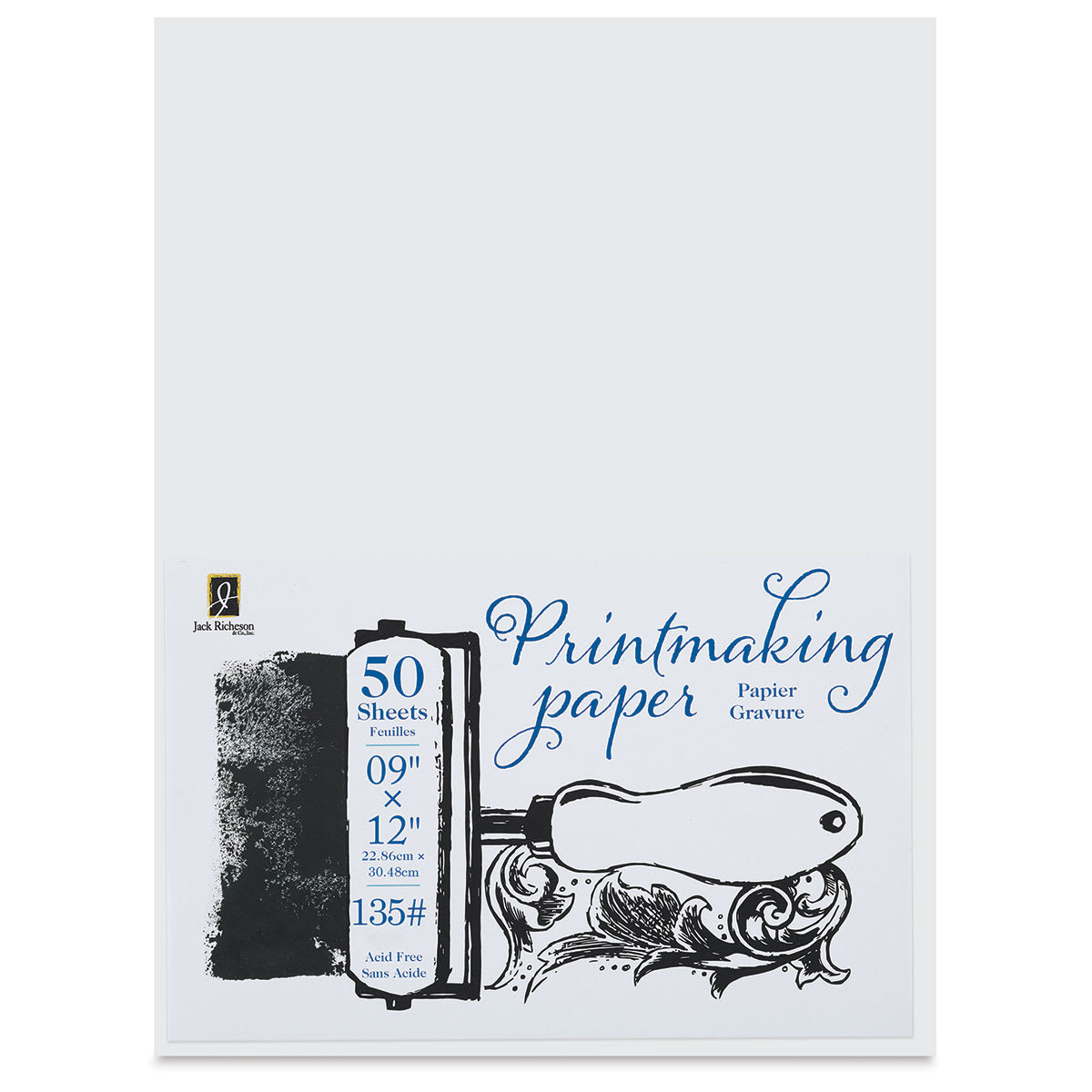 Richeson Bulk Printmaking Paper - 9" x 12", 50 Sheets, 135 lb