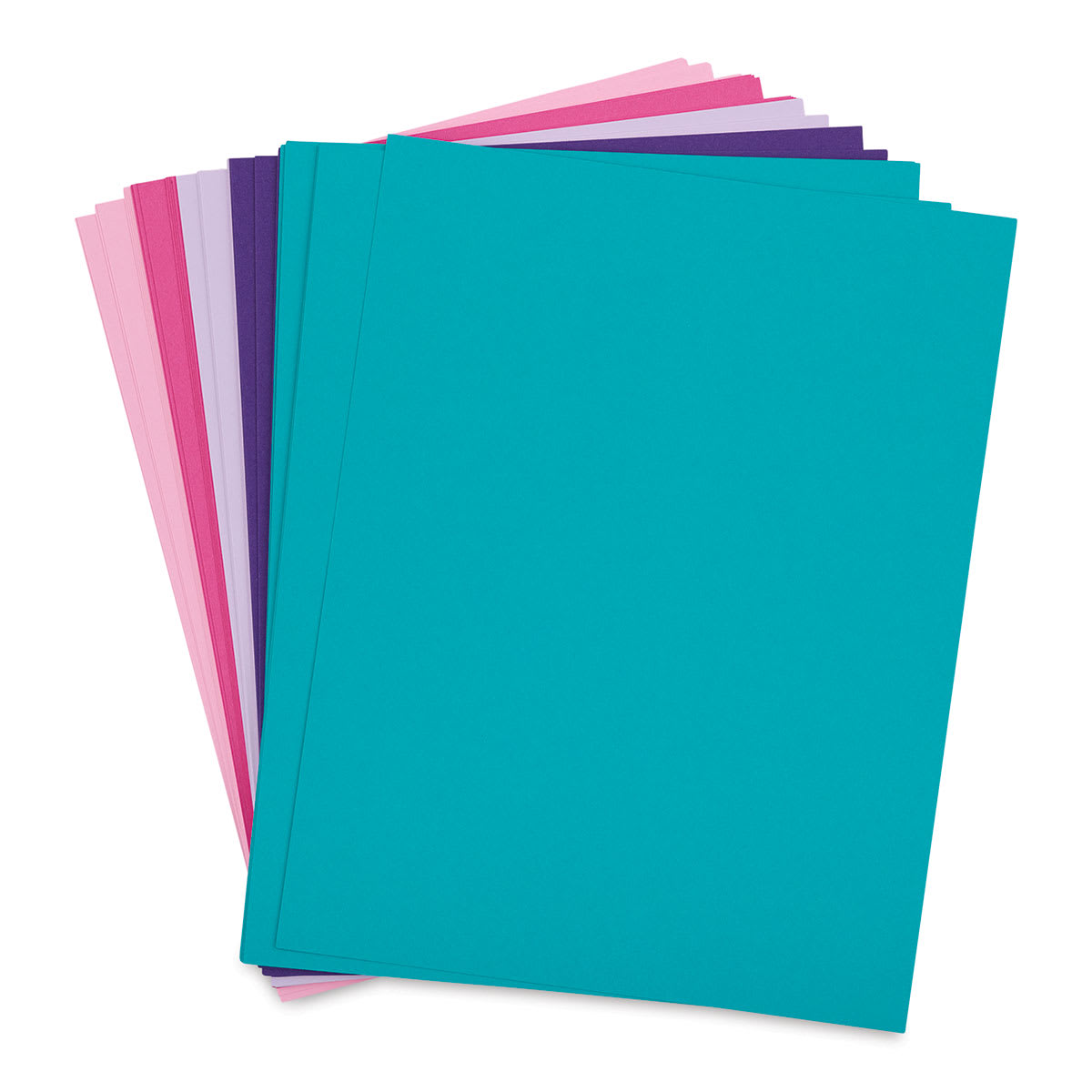 Paper Accents Cardstock Stash Packs - Components of Unicorn pack shown in fan
