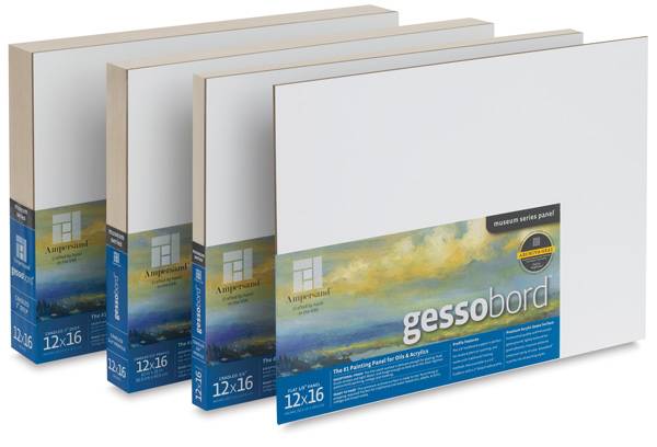 Ampersand Gessobords - Angled view showing 4 different profiles of Gessobords