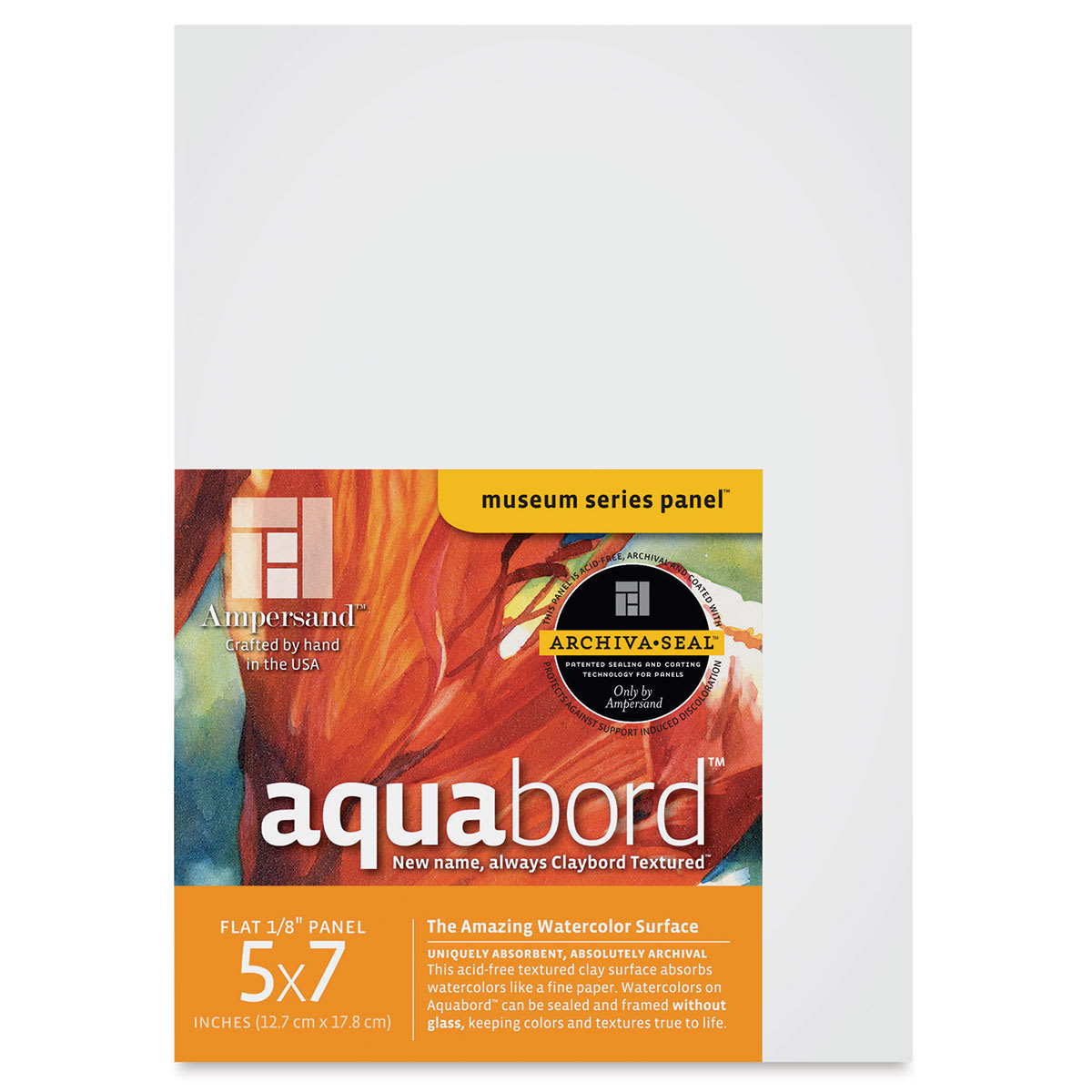 Ampersand Aquabord Pack - 5" x 7", 1/8" Flat, Pkg of 3