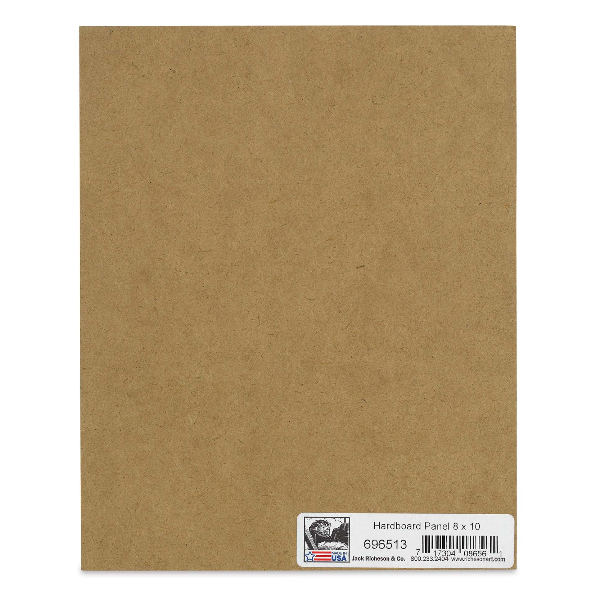 Richeson Hardboard Flat Panel - 8" x 10", 1/8" full panel