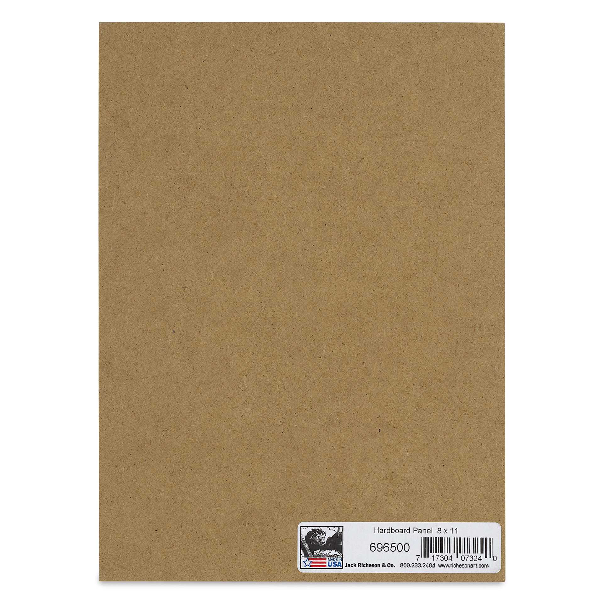 Richeson Hardboard Flat Panel - 8" x 11", 1/8" full panel