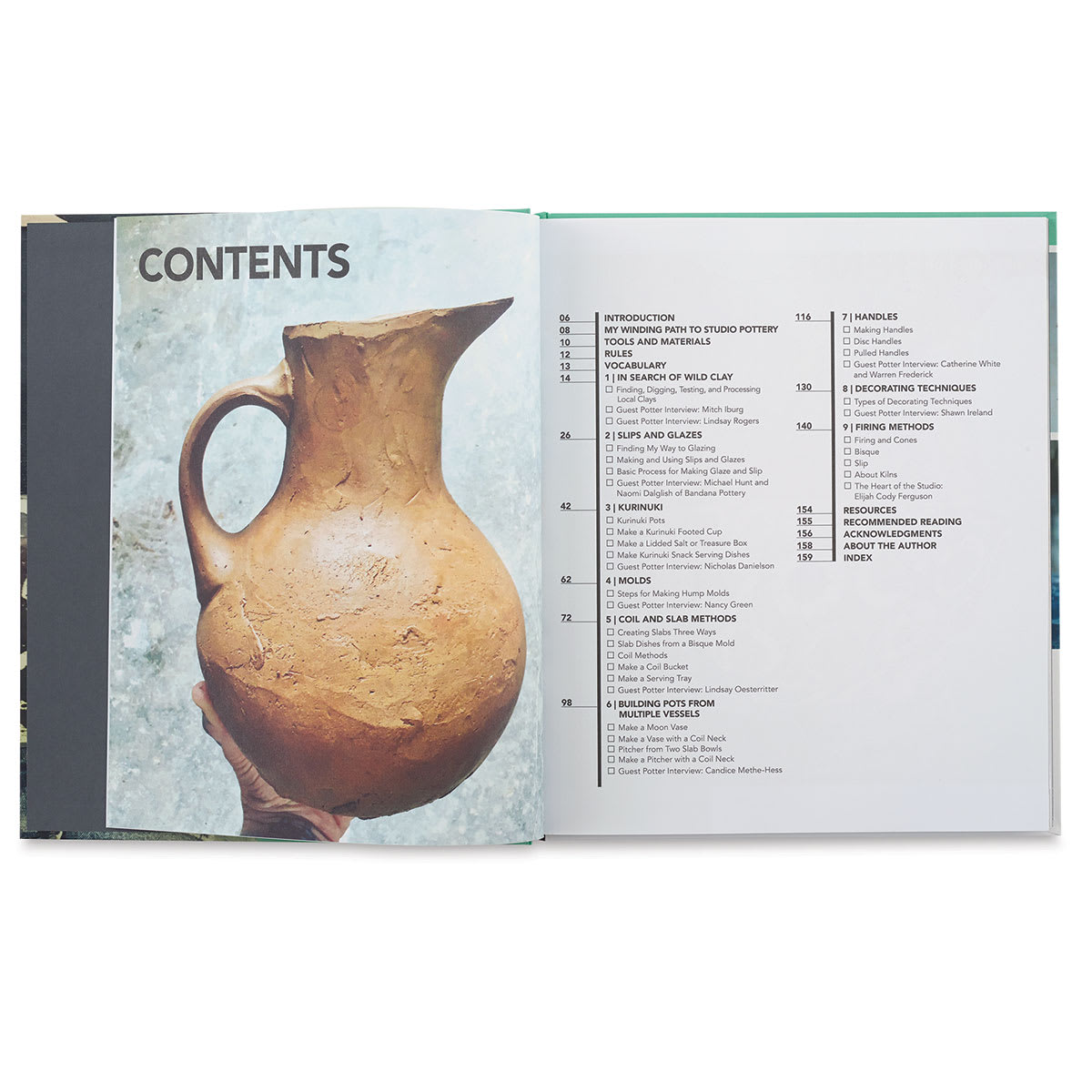 Handbuilt: A Potter's Guide - Table of Contents
