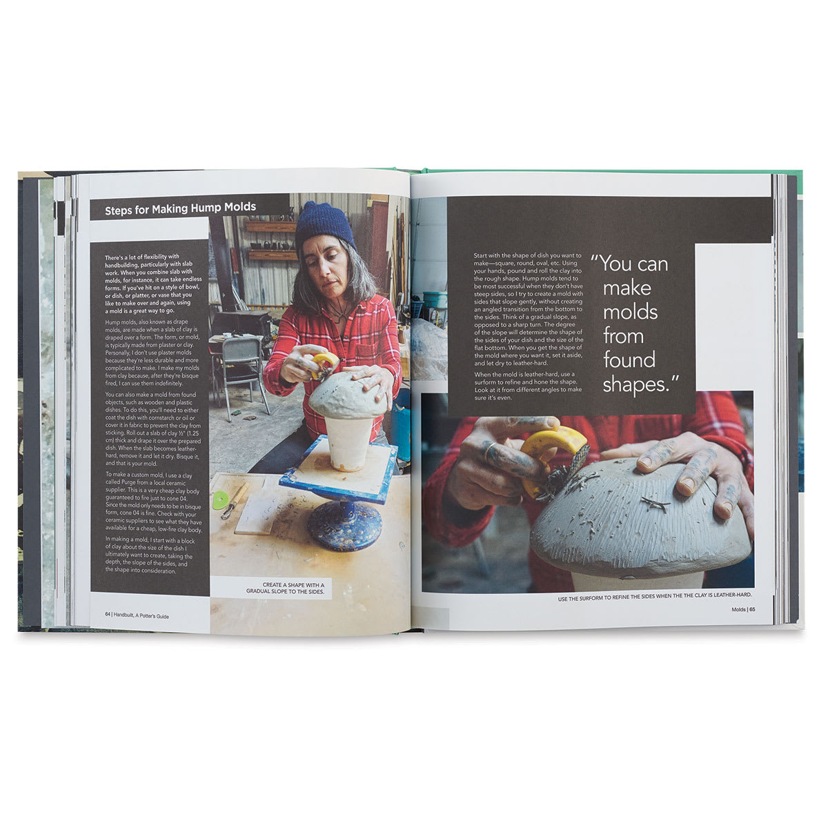 Handbuilt: A Potter's Guide - Spread on Hump molds
