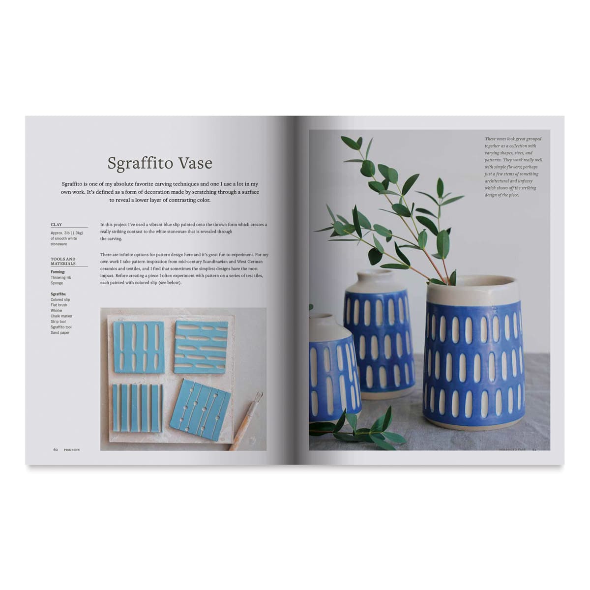 Carve Your Clay, Vase Page