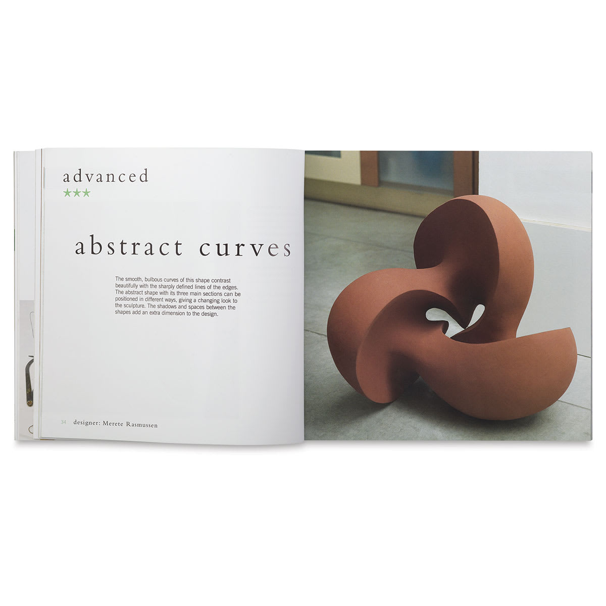How to Work with Ceramics - Spread starting chapter on Abstract Curves
