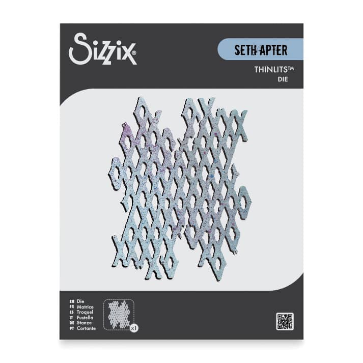 Sizzix Thinlits Dies - Diamond District by Seth Apter front of packaging