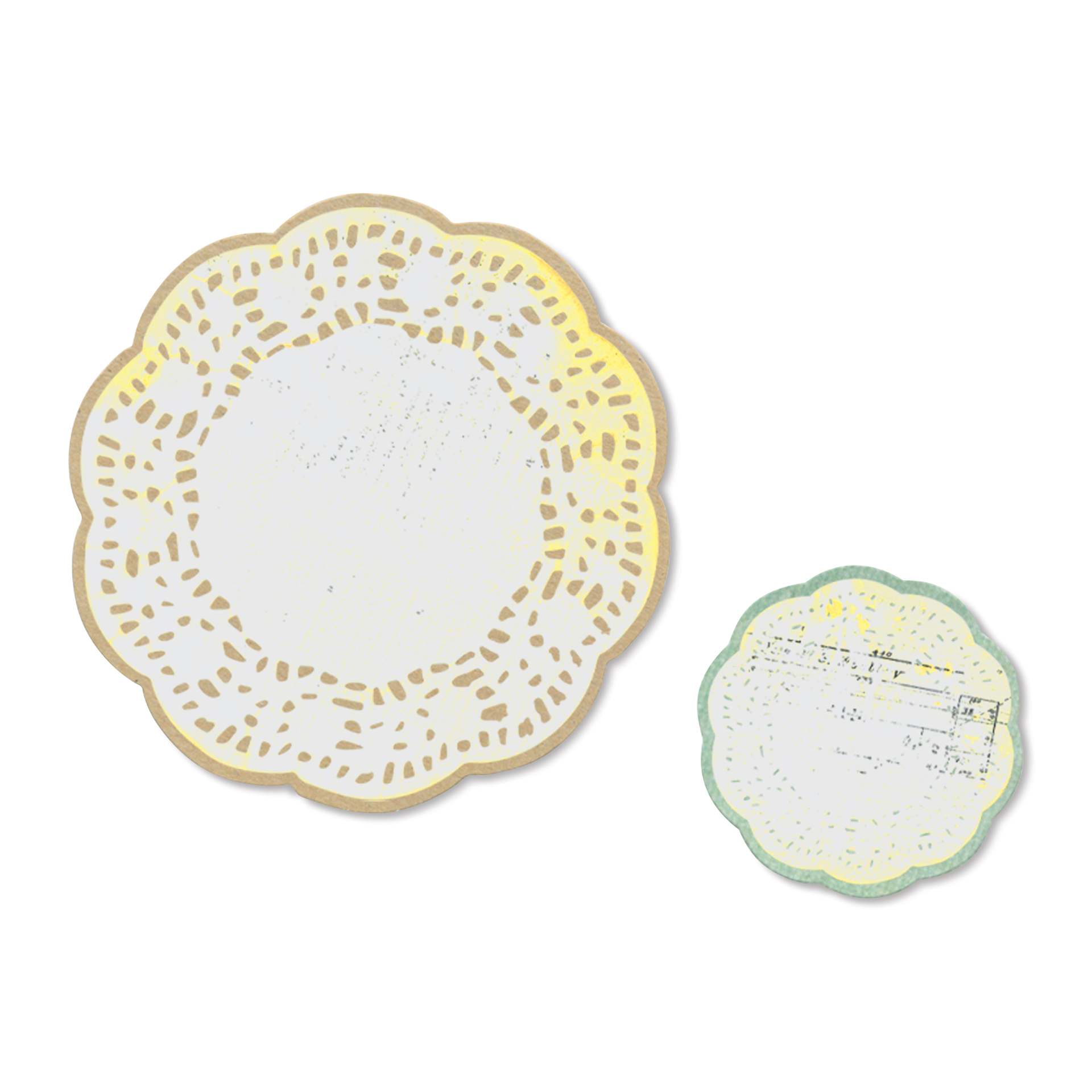 Sizzix Thinlits Dies - Set of 4, Daily Duo by Seth Apter showing completed designs