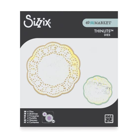 Sizzix Thinlits Dies - Set of 4, Daily Duo by Seth Apter front of packaging