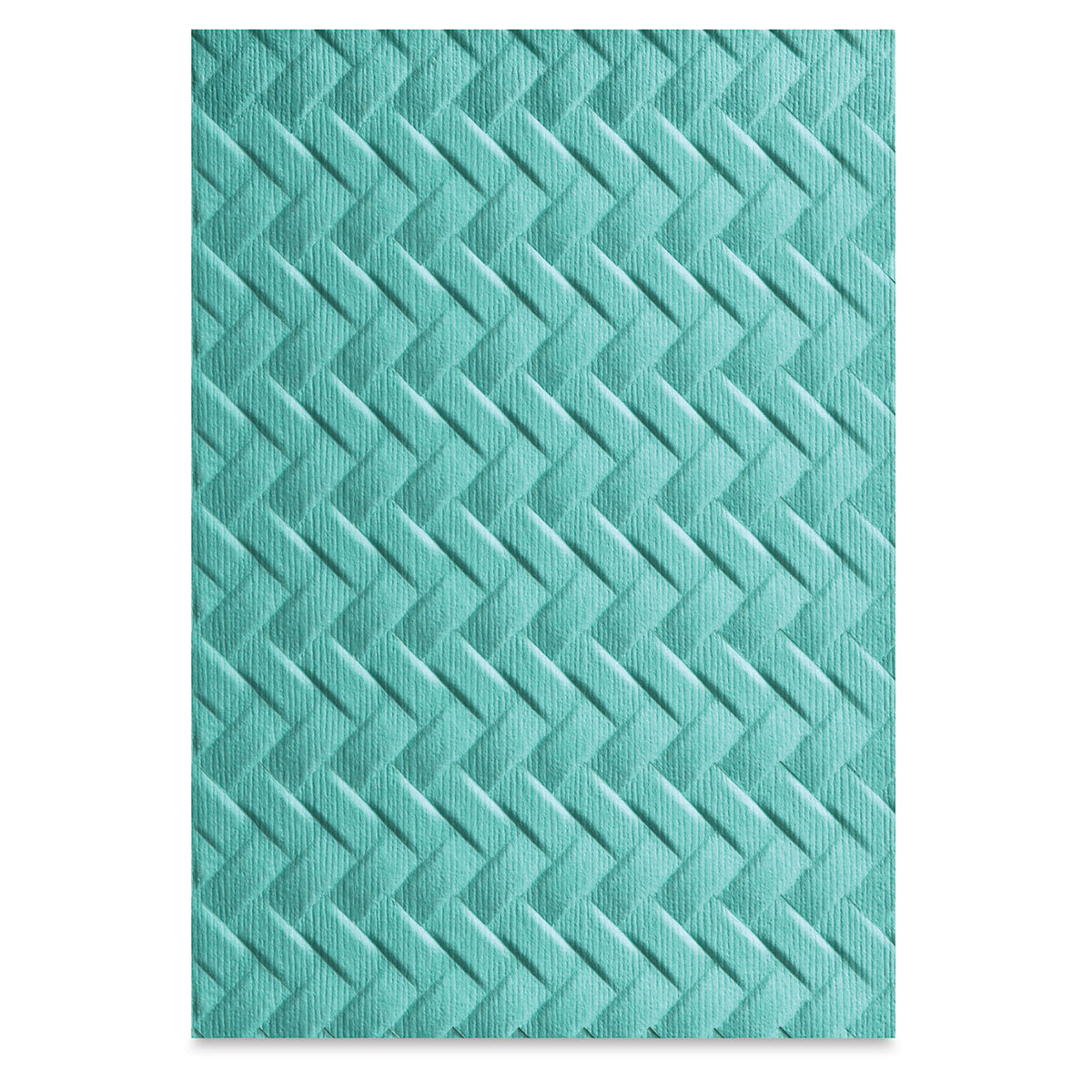 Sizzix 3-D Textured Impressions Embossing Folder - Woven pattern Folder
