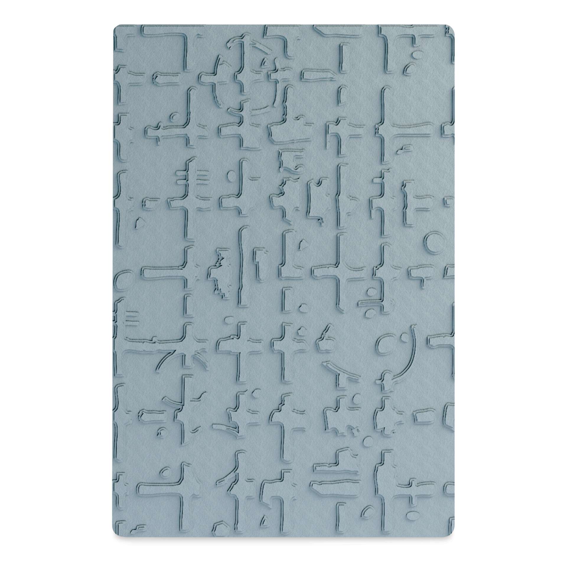 Sizzix Multi Level Textured Impressions Embossing Folder - Grid Graph, 4-1/2" x 6-1/2"