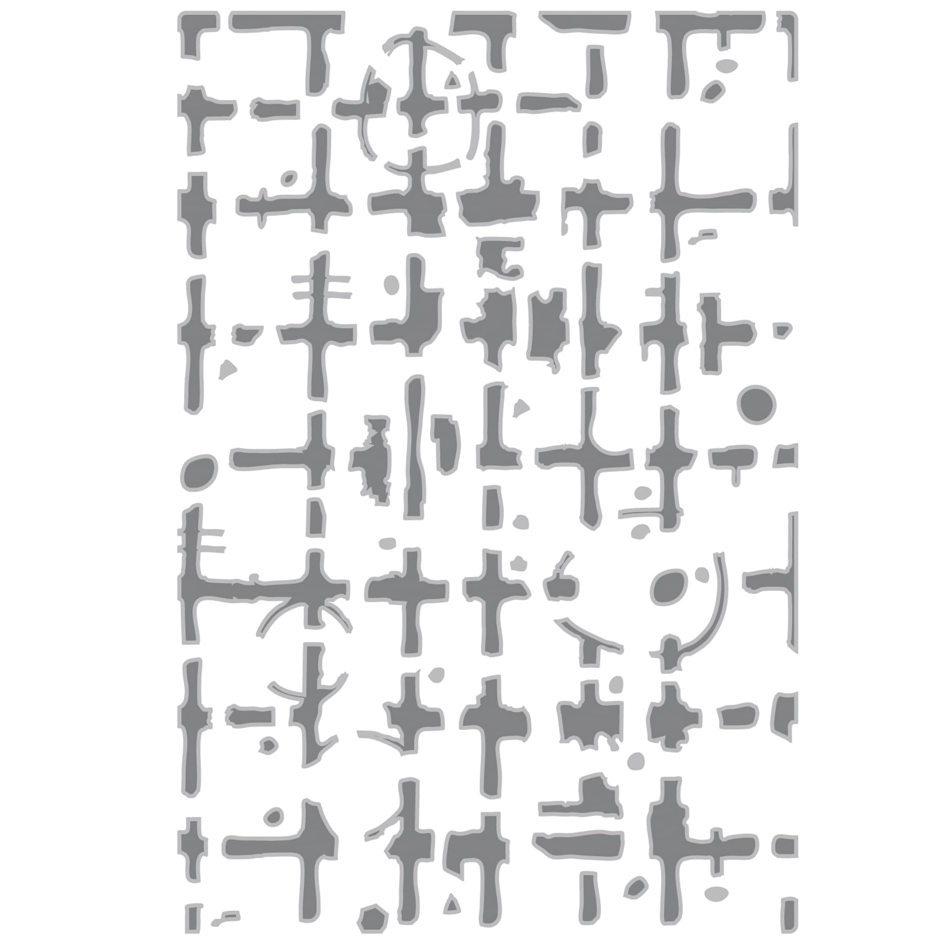 Sizzix Multi Level Textured Impressions Embossing Folder - Grid Graph
