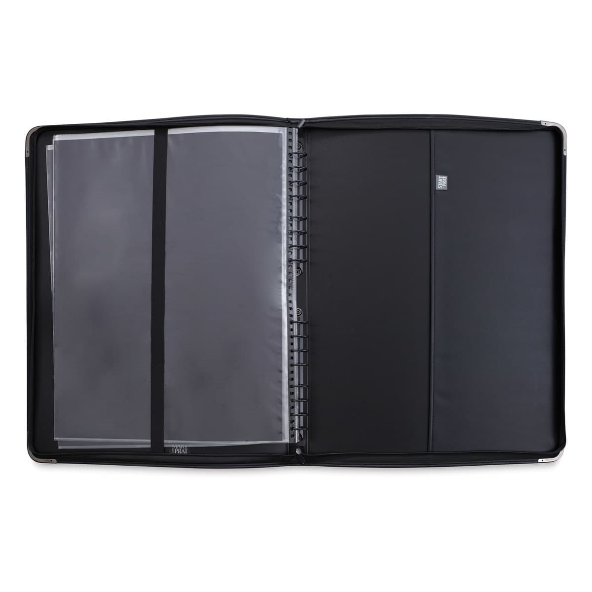 Prat Start 2 Presentation Case - Open case showing multi-rings and sleeves