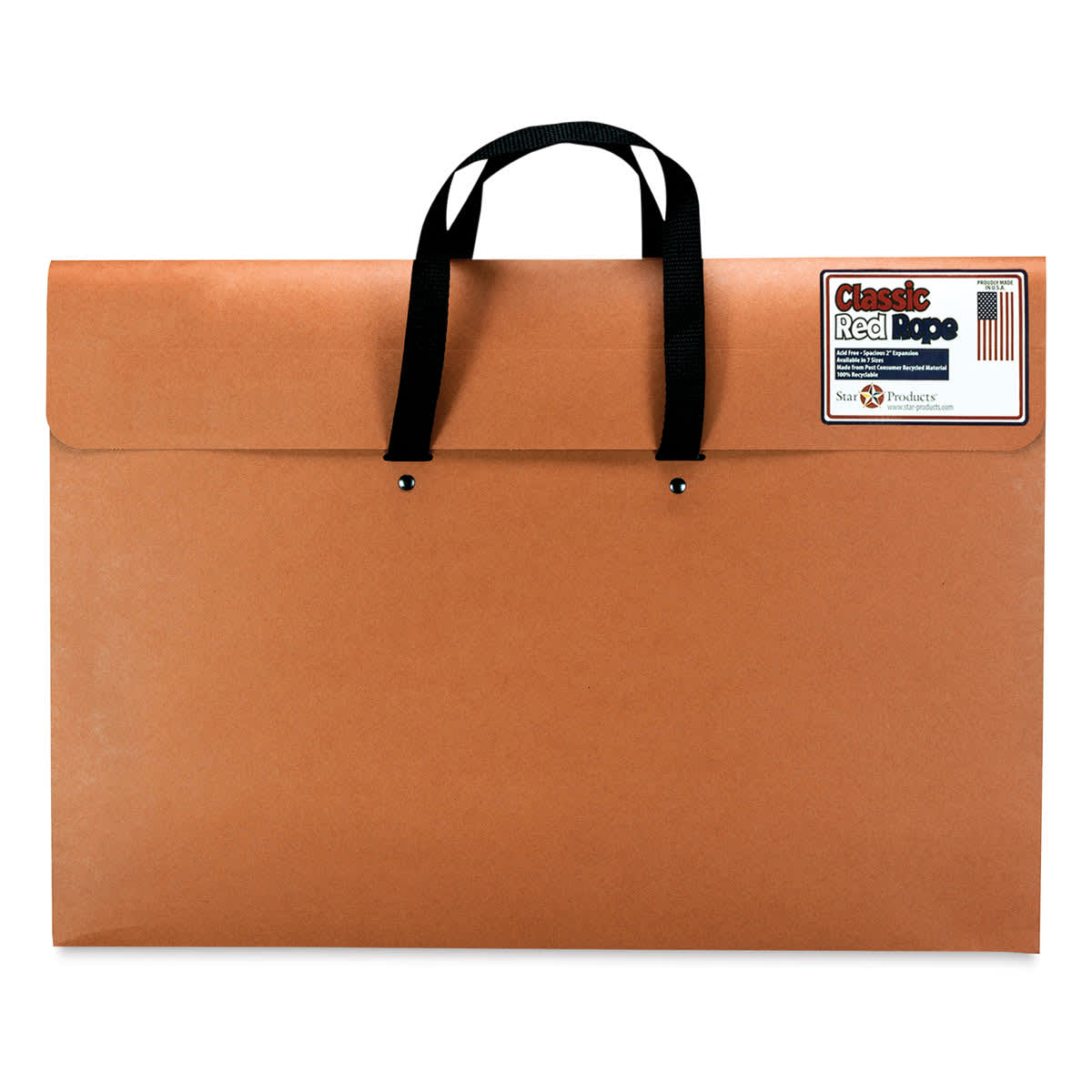 Star Products Wallet Portfolio - 20" x 26" x 2", Red, With Handles