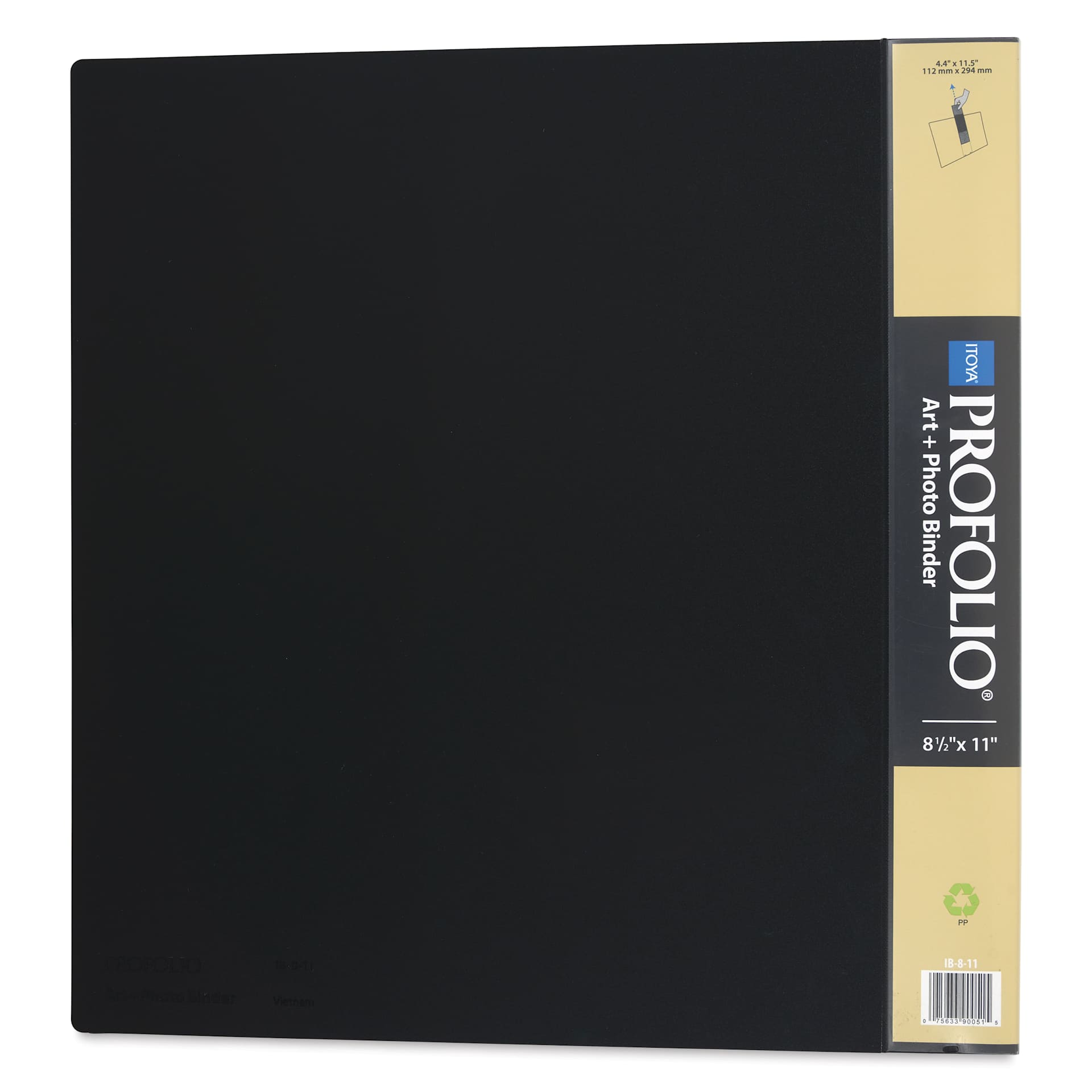 Itoya Art + Photo Binder - 8-1/2" x 11", 20 Pages, back cover