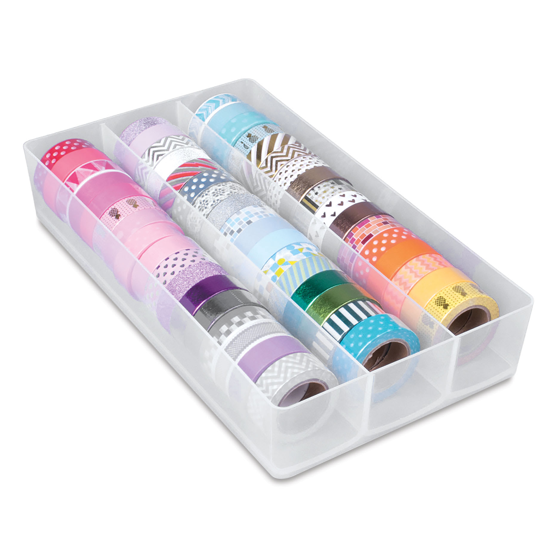 Lift-Out Tray Storage Box - Shallow, 2-3/4"H x 13-3/8" L x 8" W