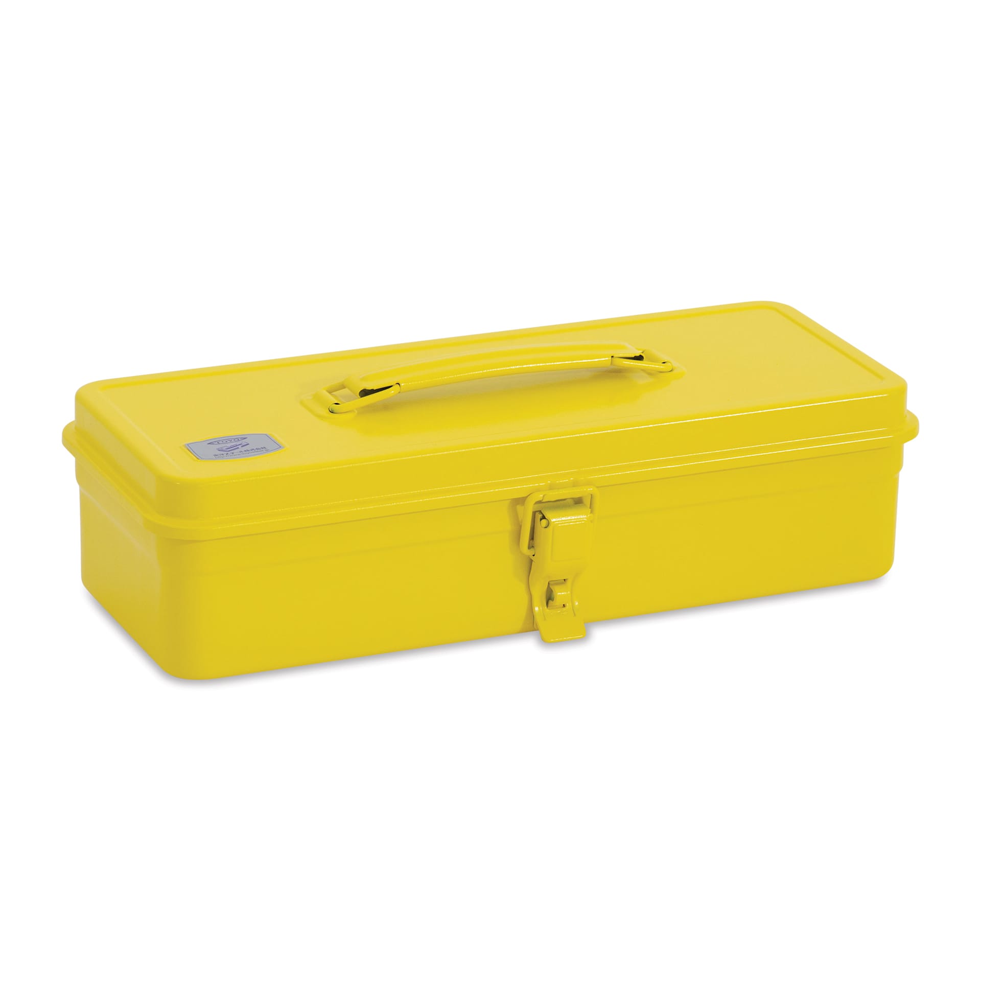 Toyo Trunk Shape T-320 Toolbox - Yellow, 12.5" x 4.9" x 3.3"