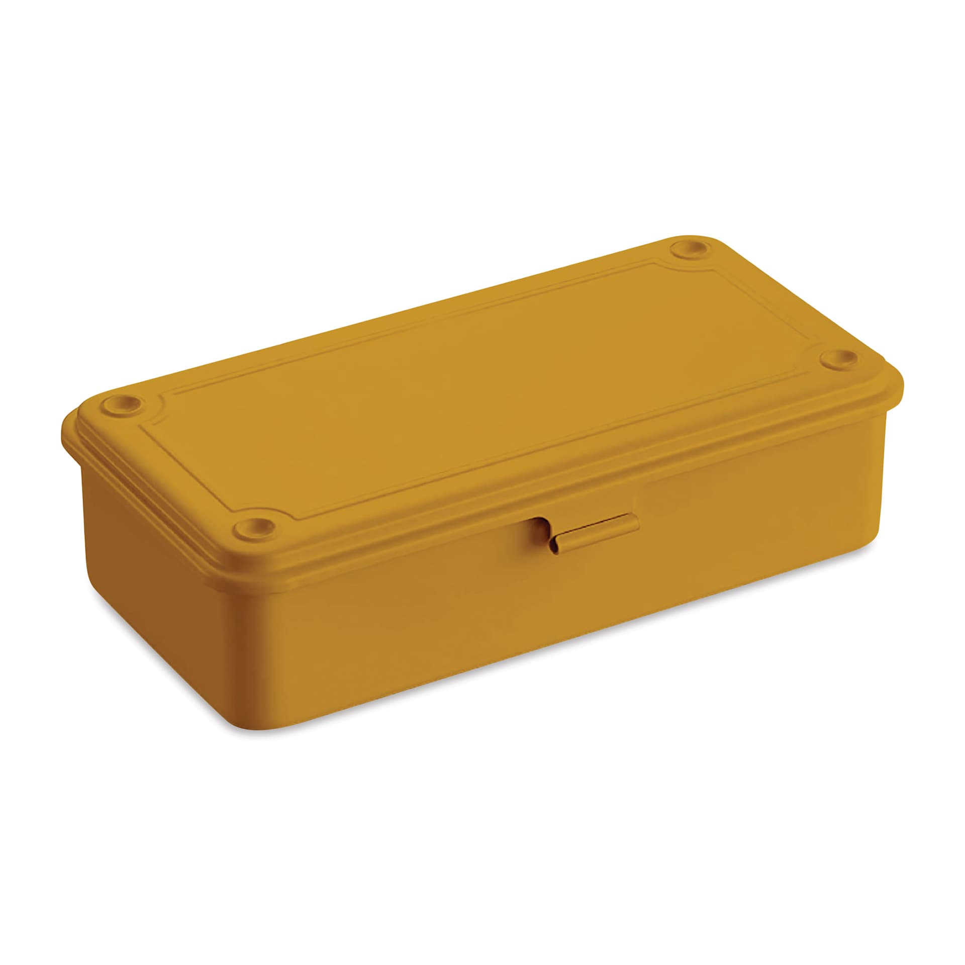 Toyo Stackable Storage Box T-190 - Mustard, 8" x 4" x 2"
