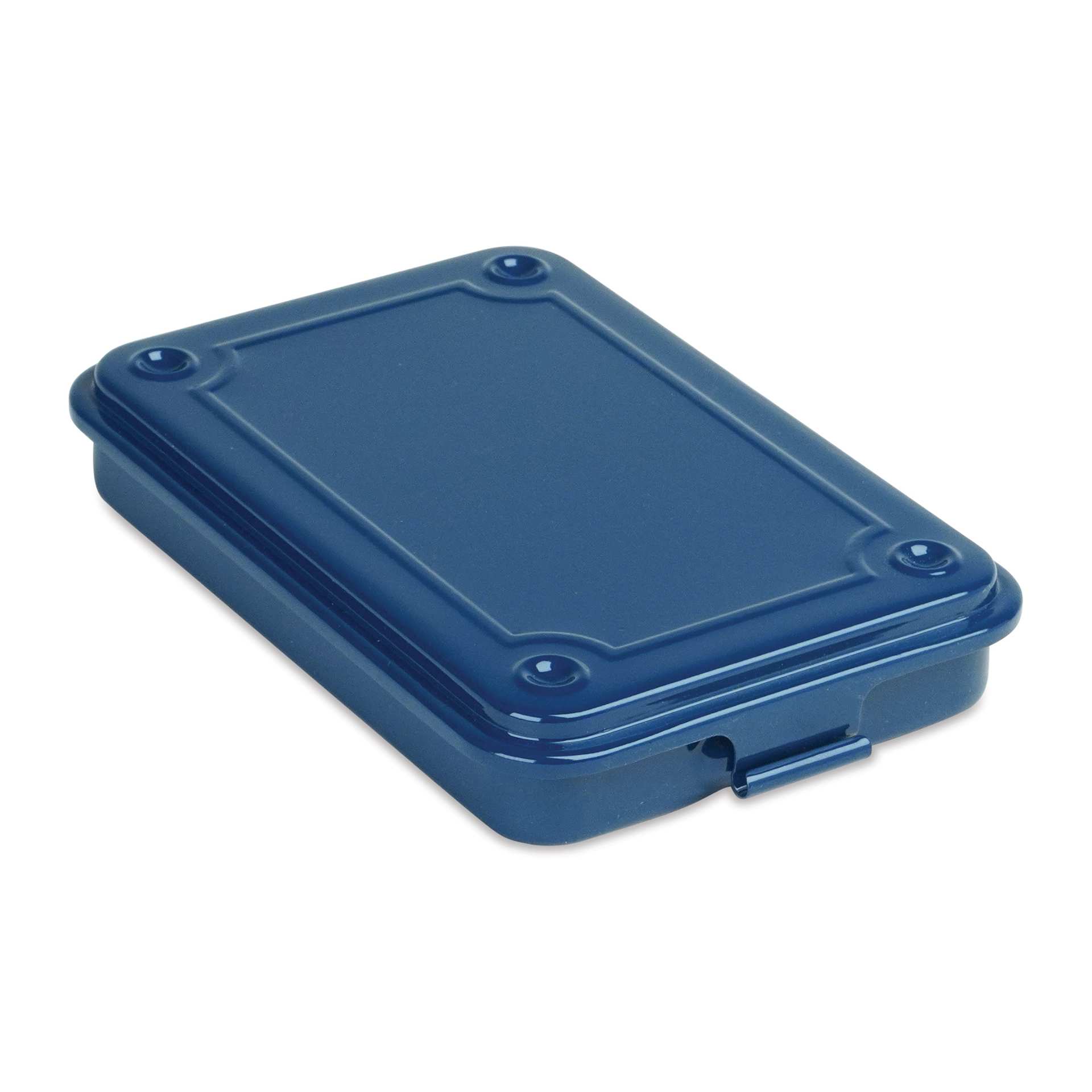Toyo Stackable Storage Box T-152 - Indigo, 6" x 4.13" x 1.14"
