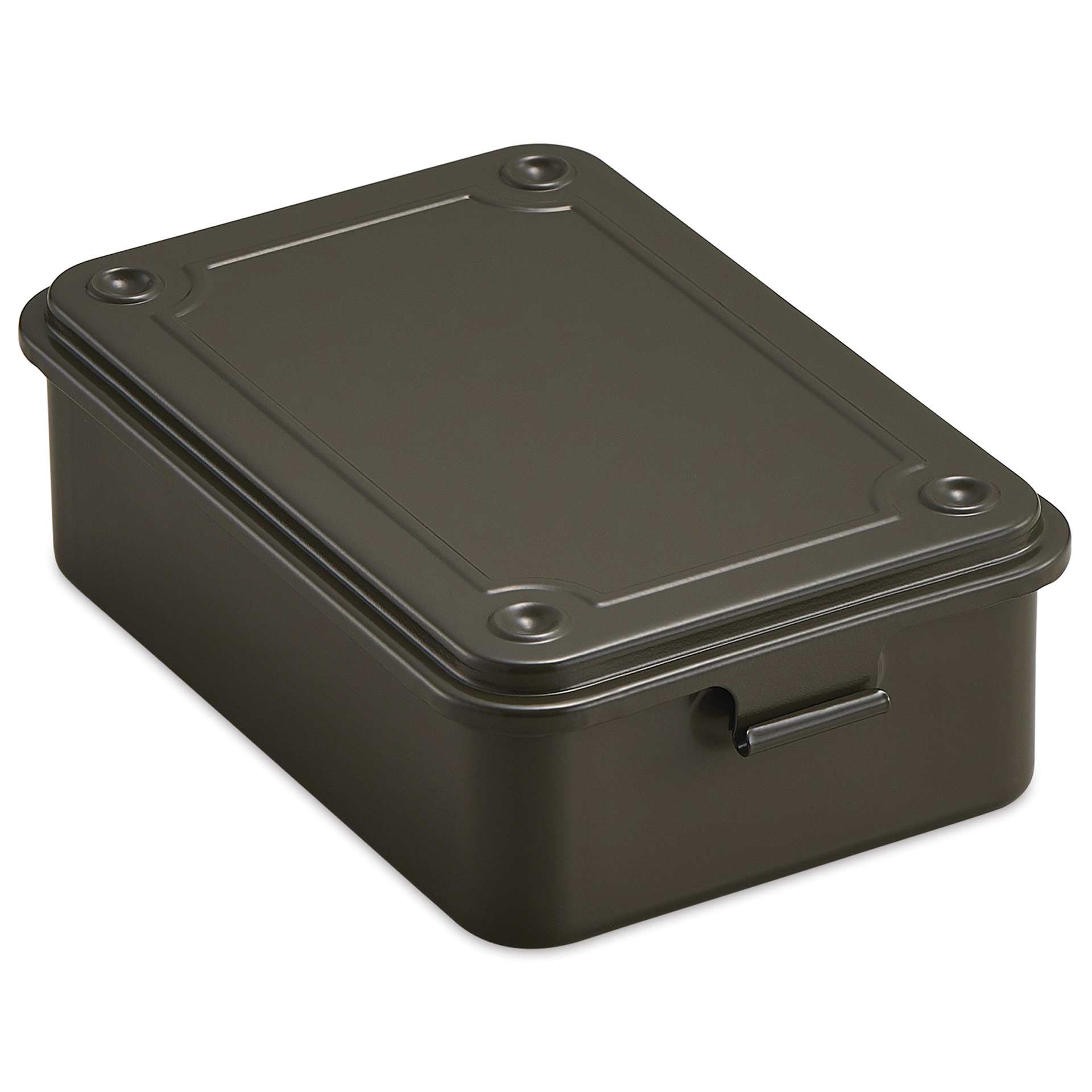 Toyo Stackable Storage Box T-150 - Military Green, 6" x 4" x 2"