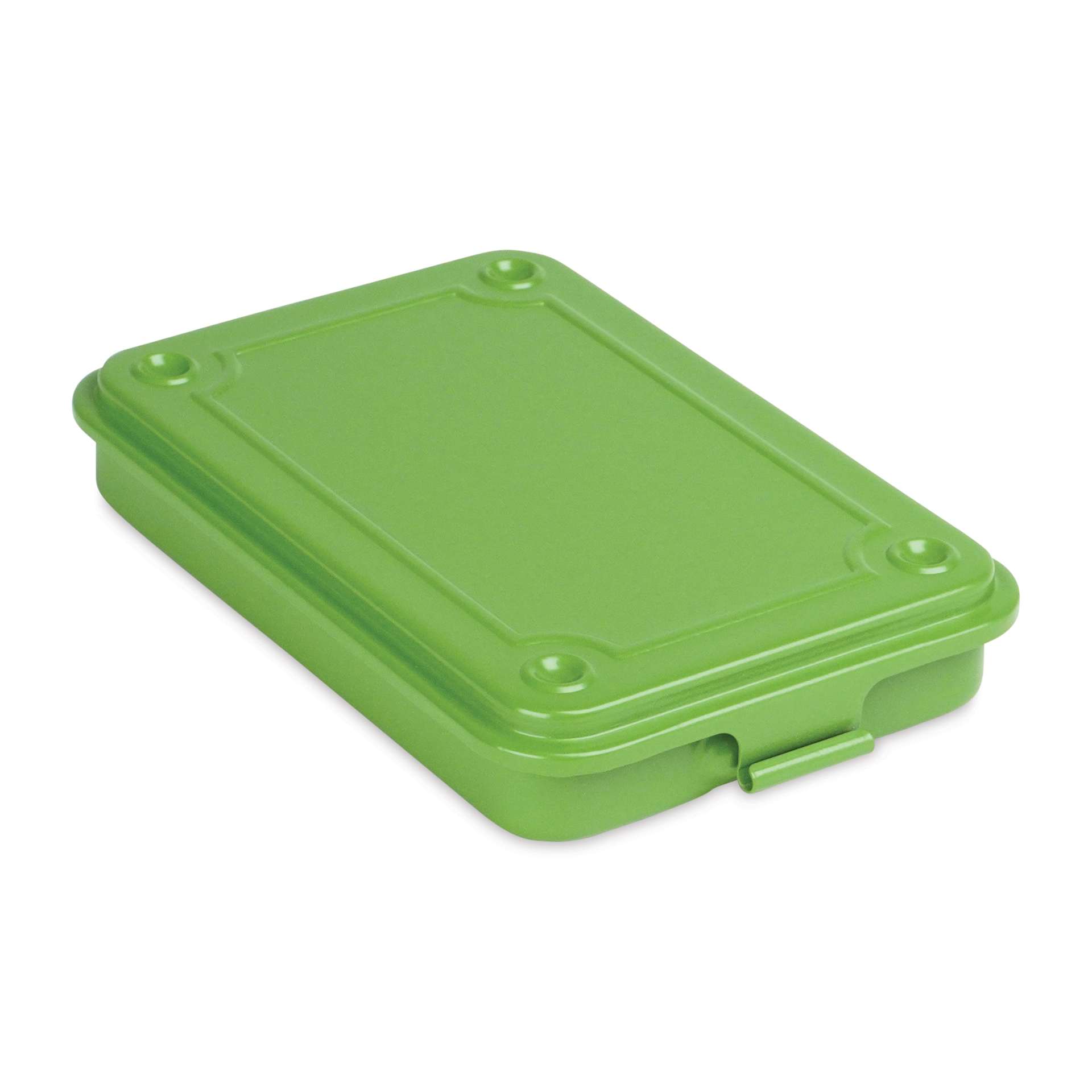 Toyo Stackable Storage Box T-152 - Japanese Tea Green, 6" x 4.13" x 1.14"
