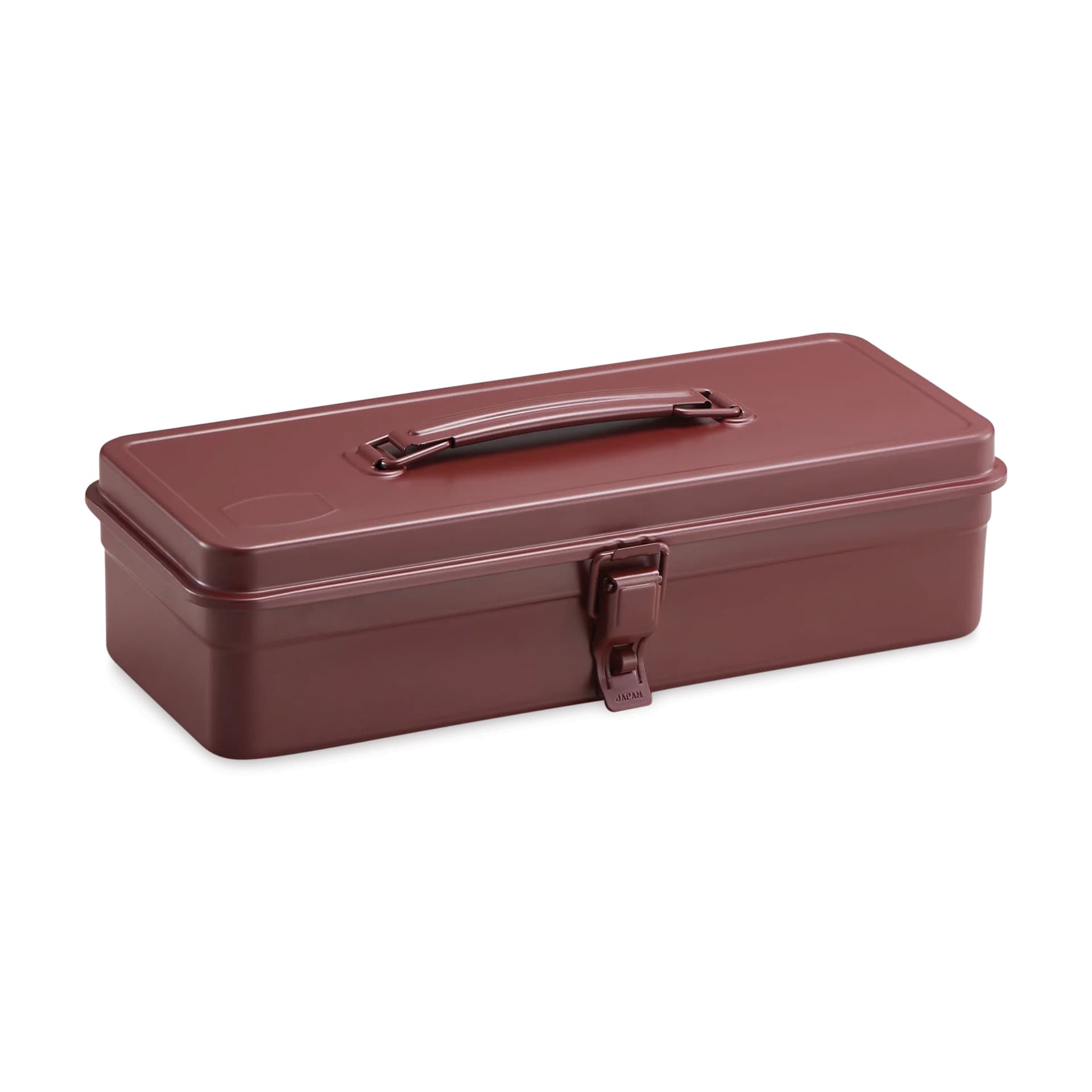 Toyo Trunk Shape T-320 Toolbox - Antique Brown, 12.5" x 4.9" x 3.3"