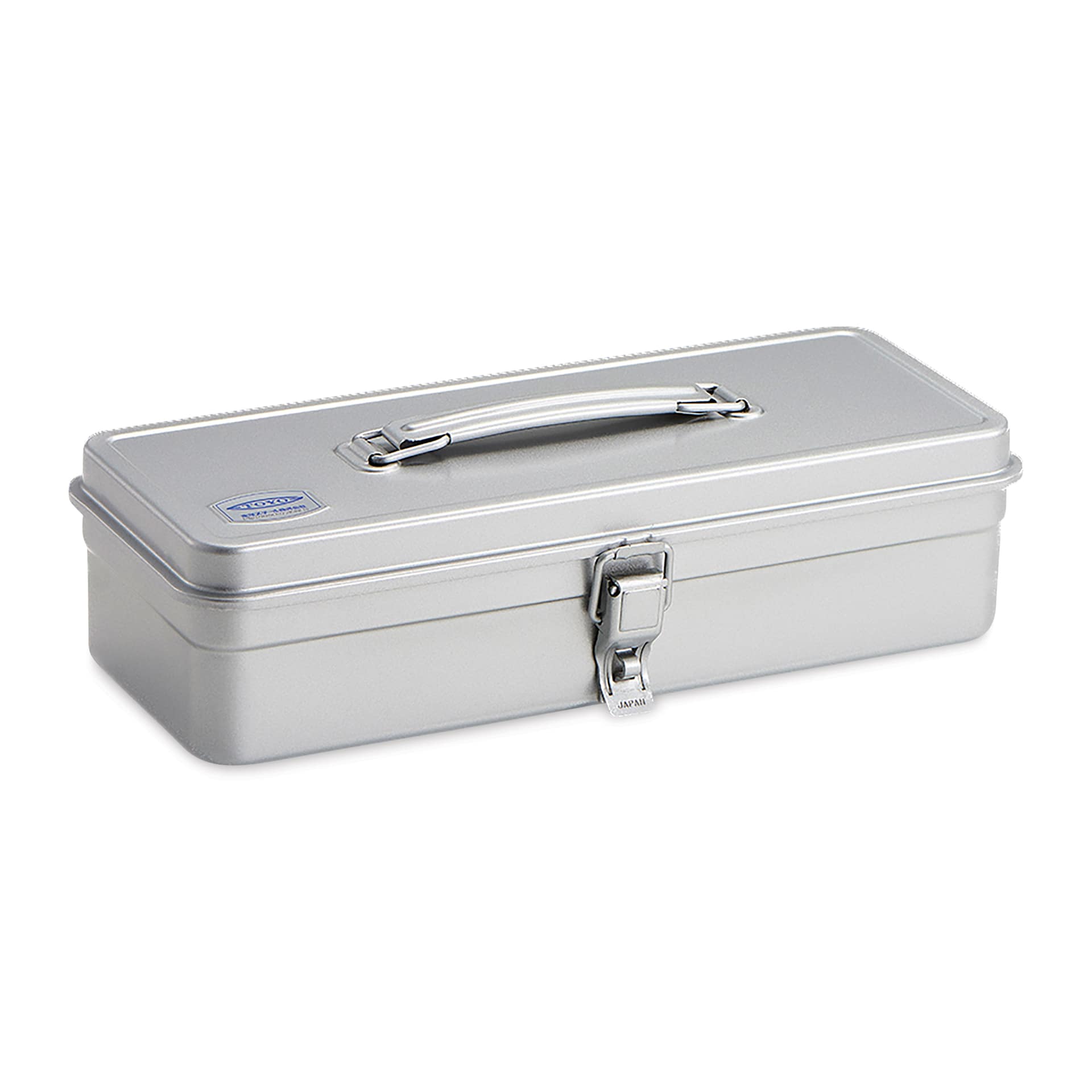 Toyo Trunk Shape T-320 Toolbox - Silver, 12.5" x 4.9" x 3.3"