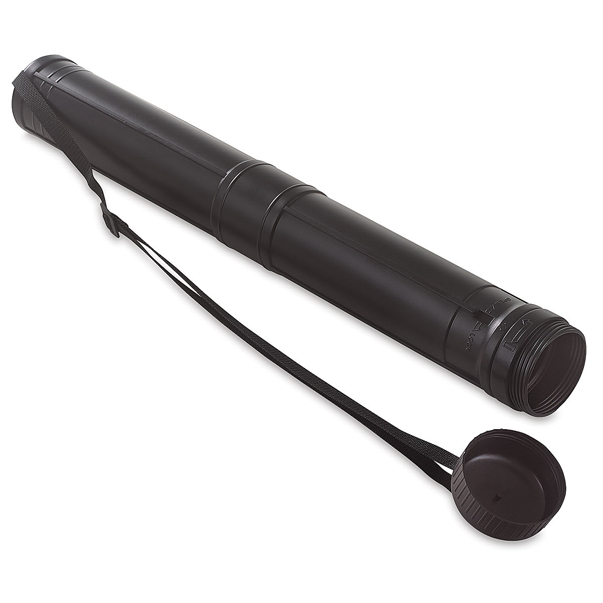 Helix Expandable Document Tubes - Angled Tube showing attached cap

