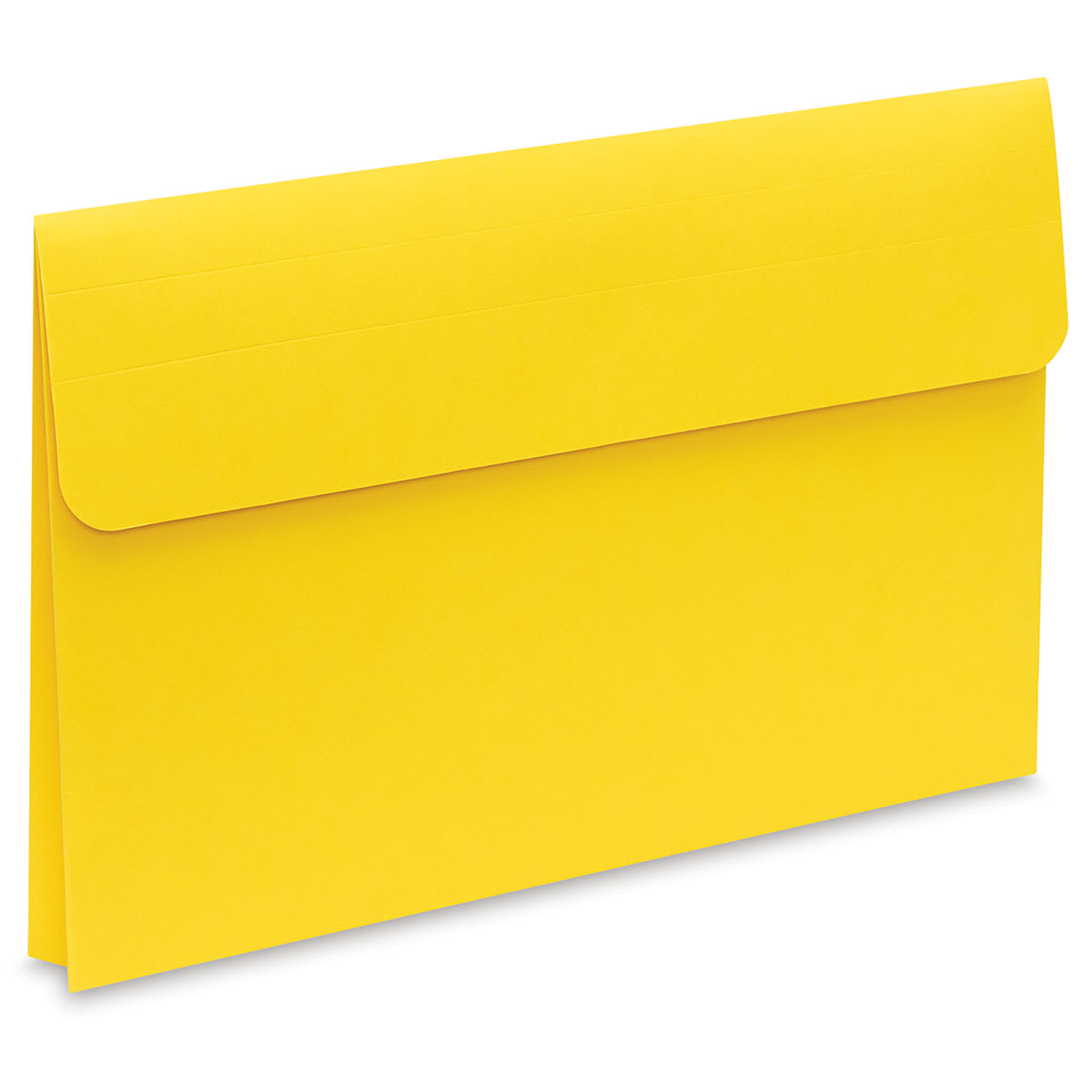 Star Products Student Art Folio - Yellow Folio shown closed at slight angle