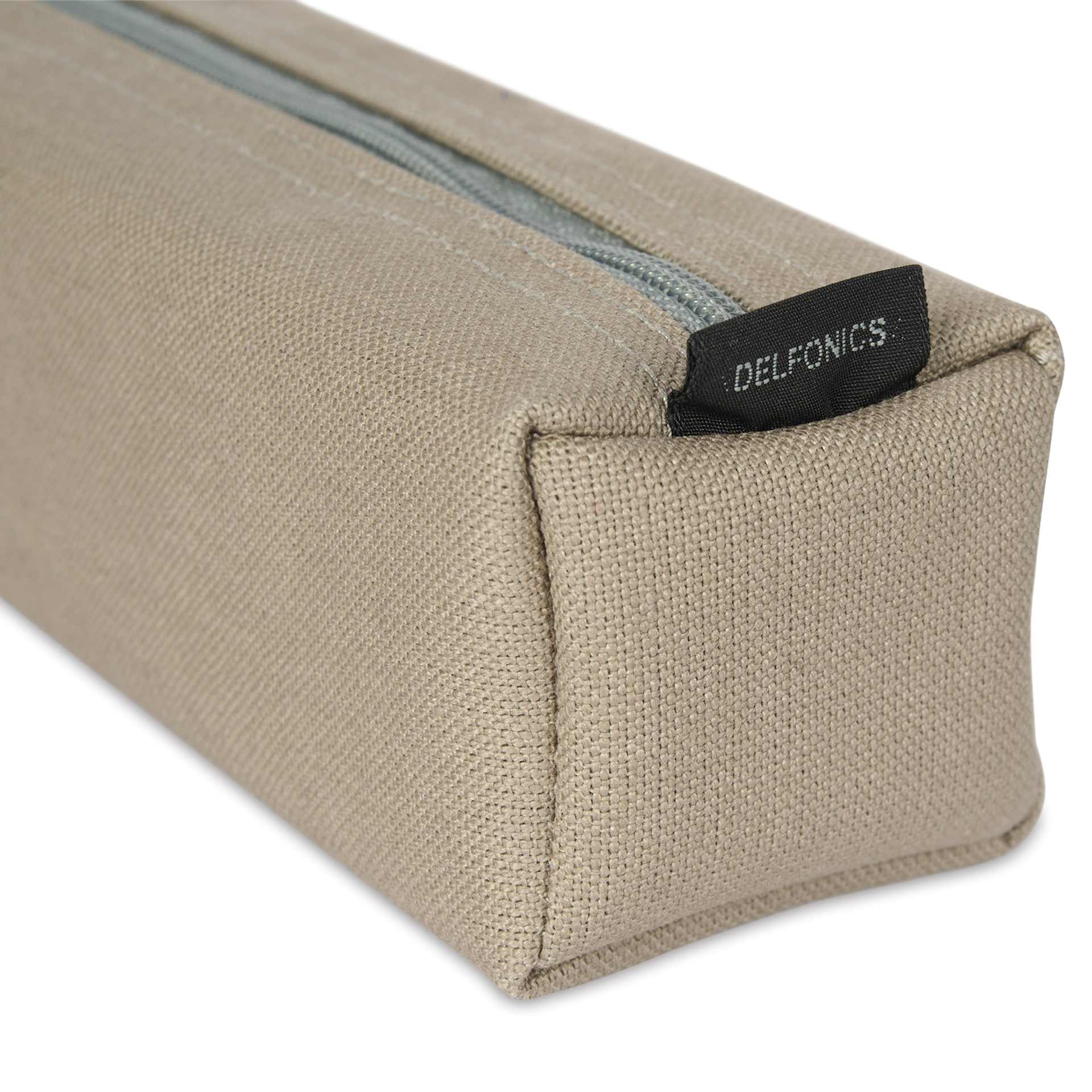 Delfonics Mareku Box Pen Case - Gray, corner