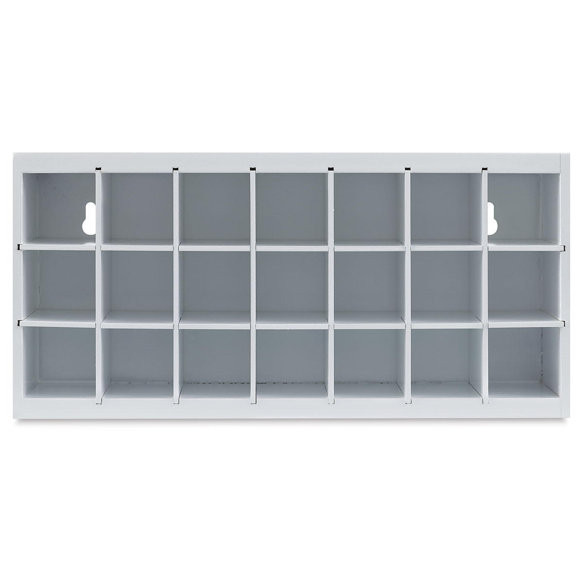 ArtBin Paint Storage Tray - front view showing wall mount keyholes