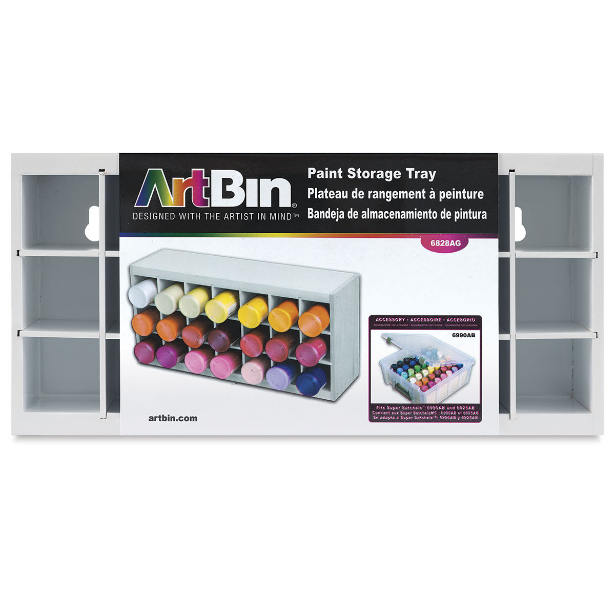 ArtBin Paint Storage Tray - front view of package