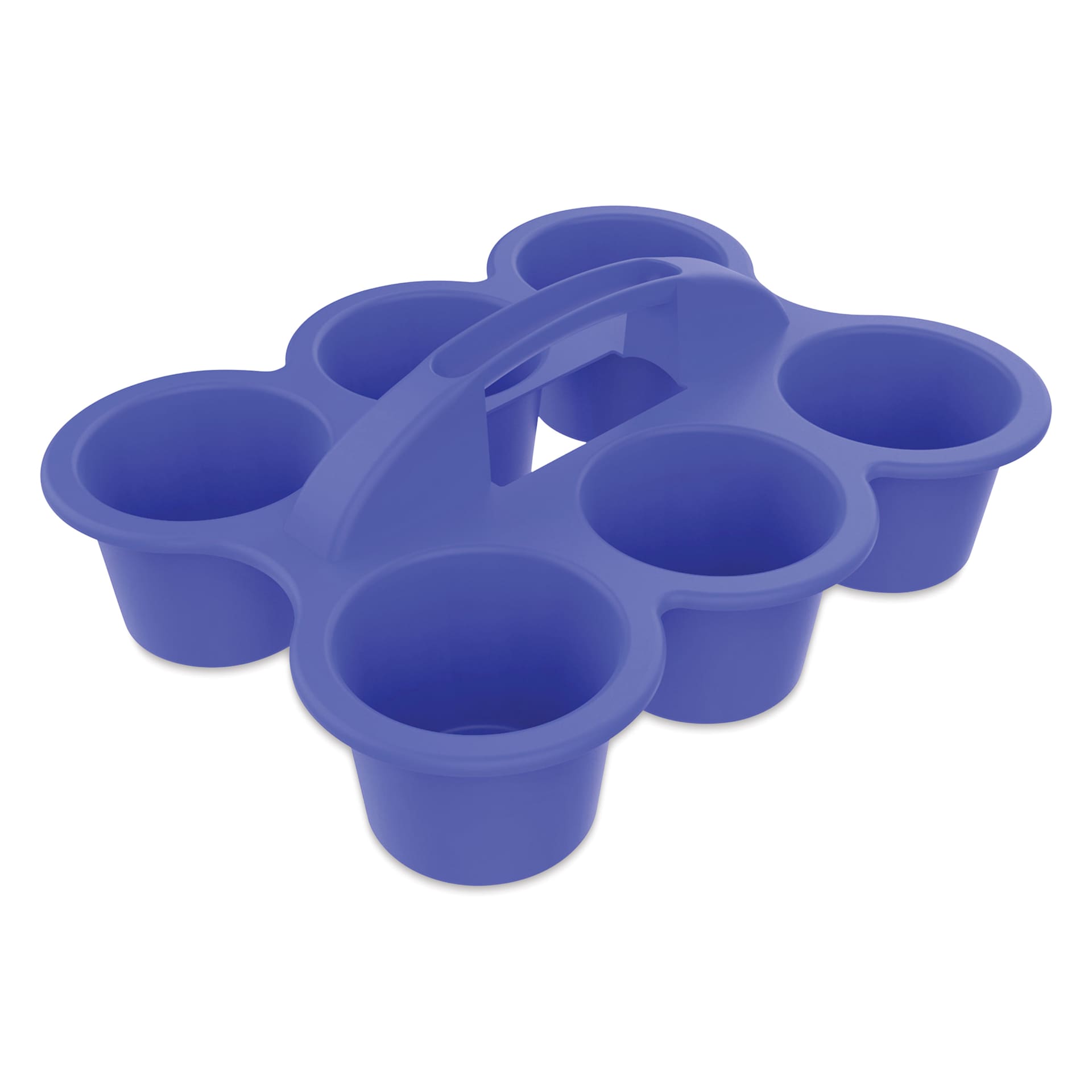 Storex 6-Cup Caddy - Set of 6, blue caddy