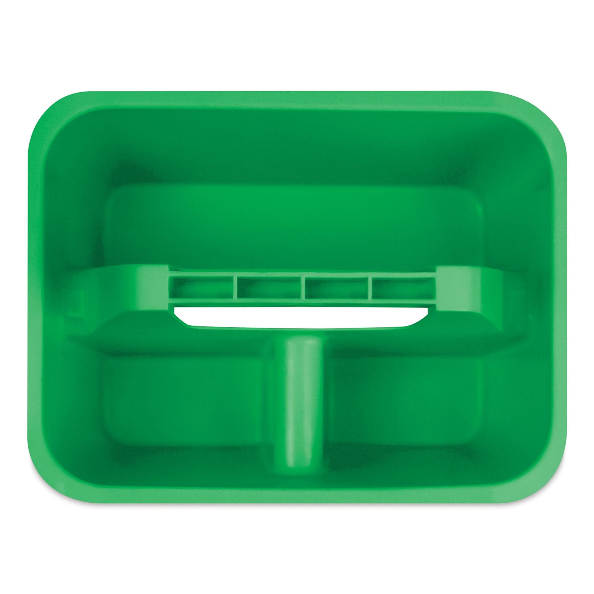 Storex Mini Caddy - Green, overhead view of compartments