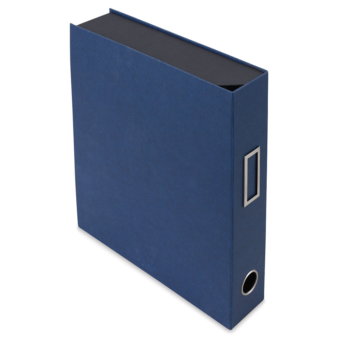 Itoya ProFolio Art & Desk Organizer - Angled view of closed Navy Organizer
