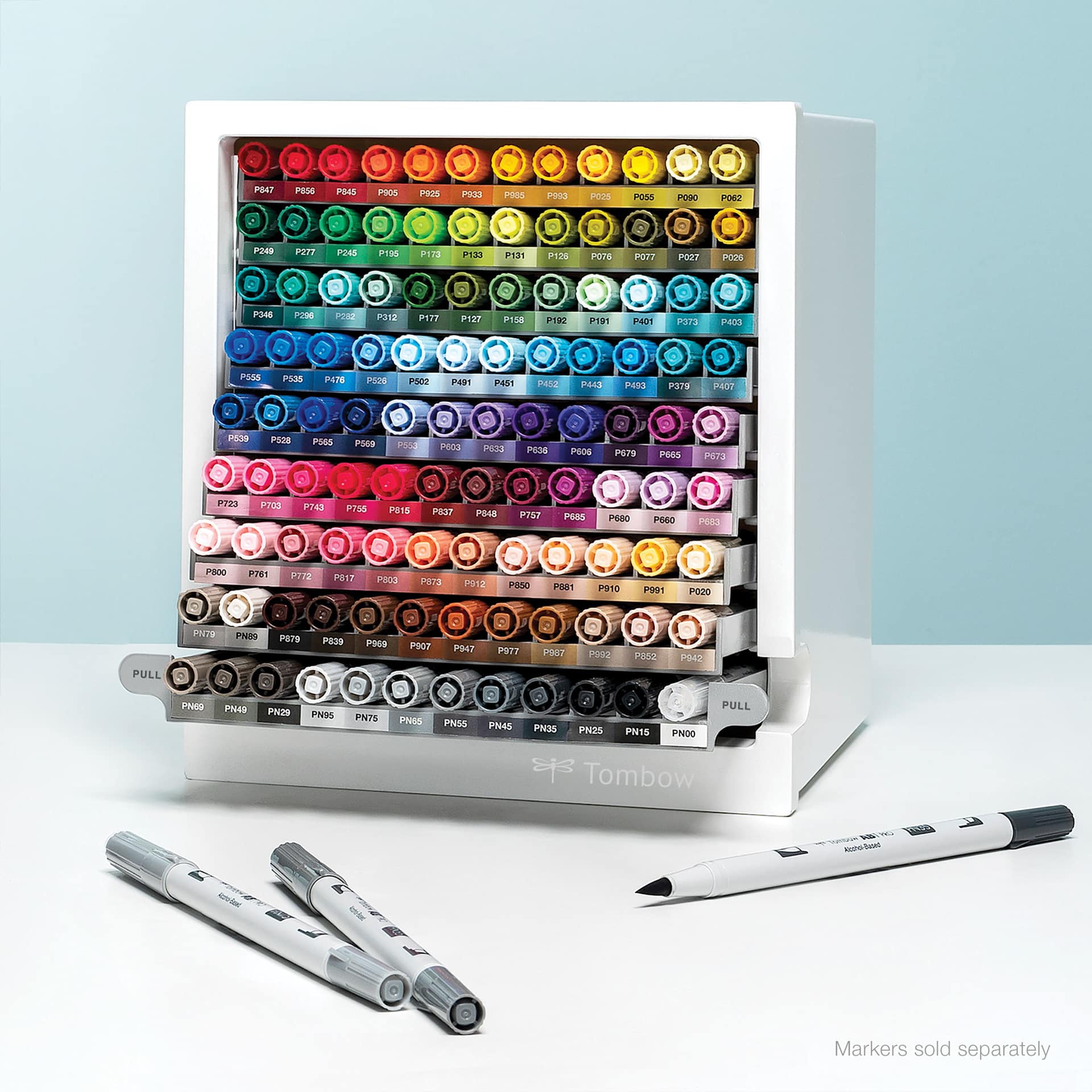 Tombow Marker Desktop Organizer (all slots filled, markers not included)